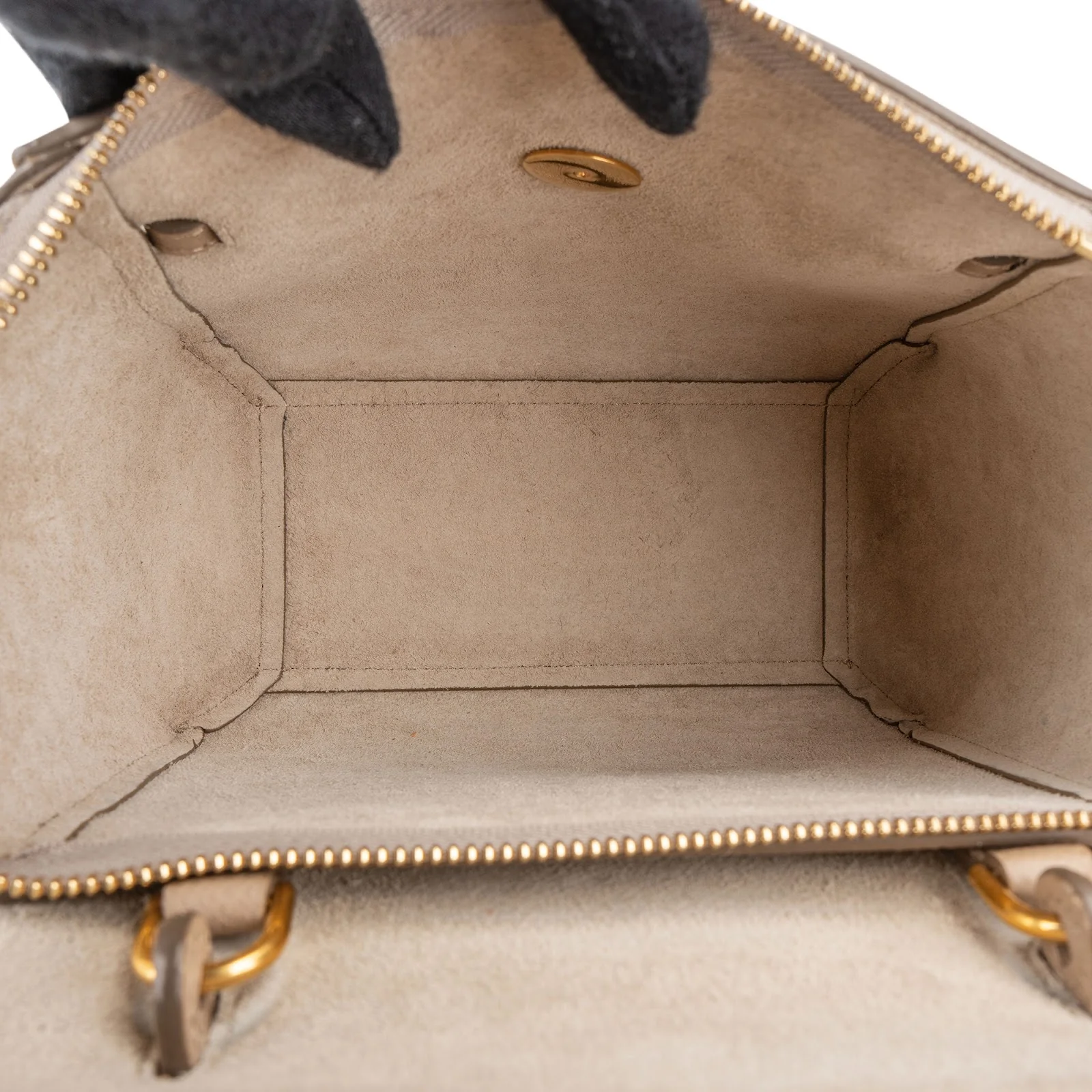 Celine Grained Leather Belt Nano Handbag