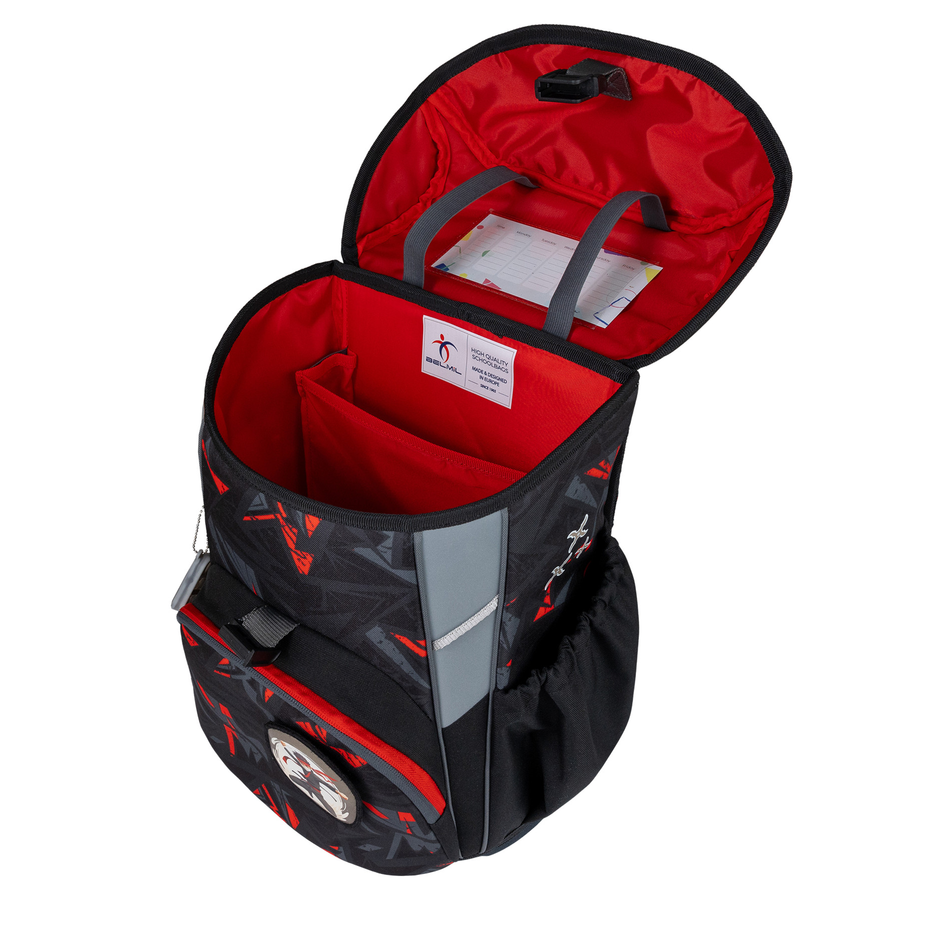 Belmil Maxi ergonomisches Schulranzen-Set 5-teilig "Ninja"