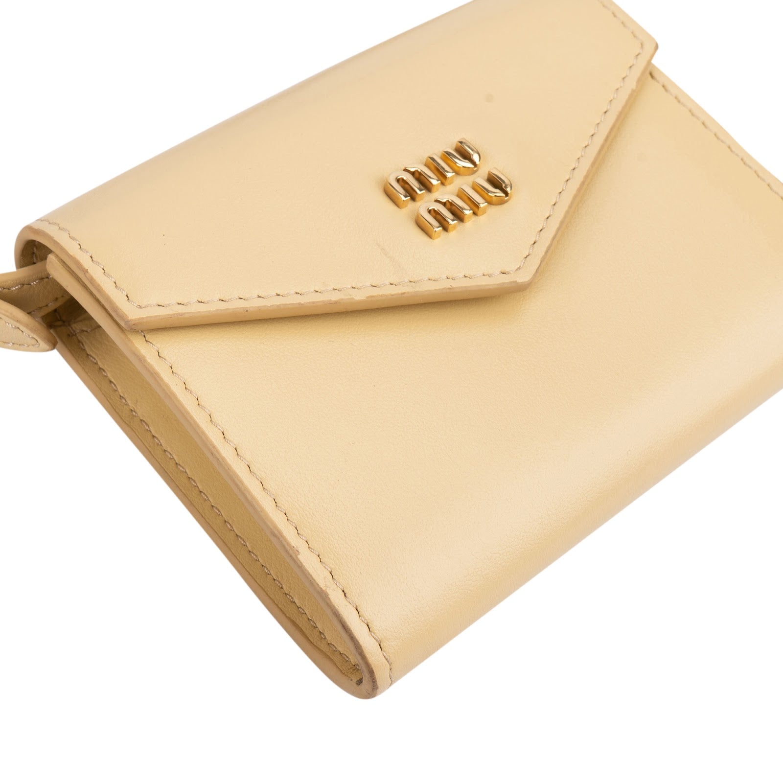 Miu Miu Soft Calf Leather Mini Wallet Bag