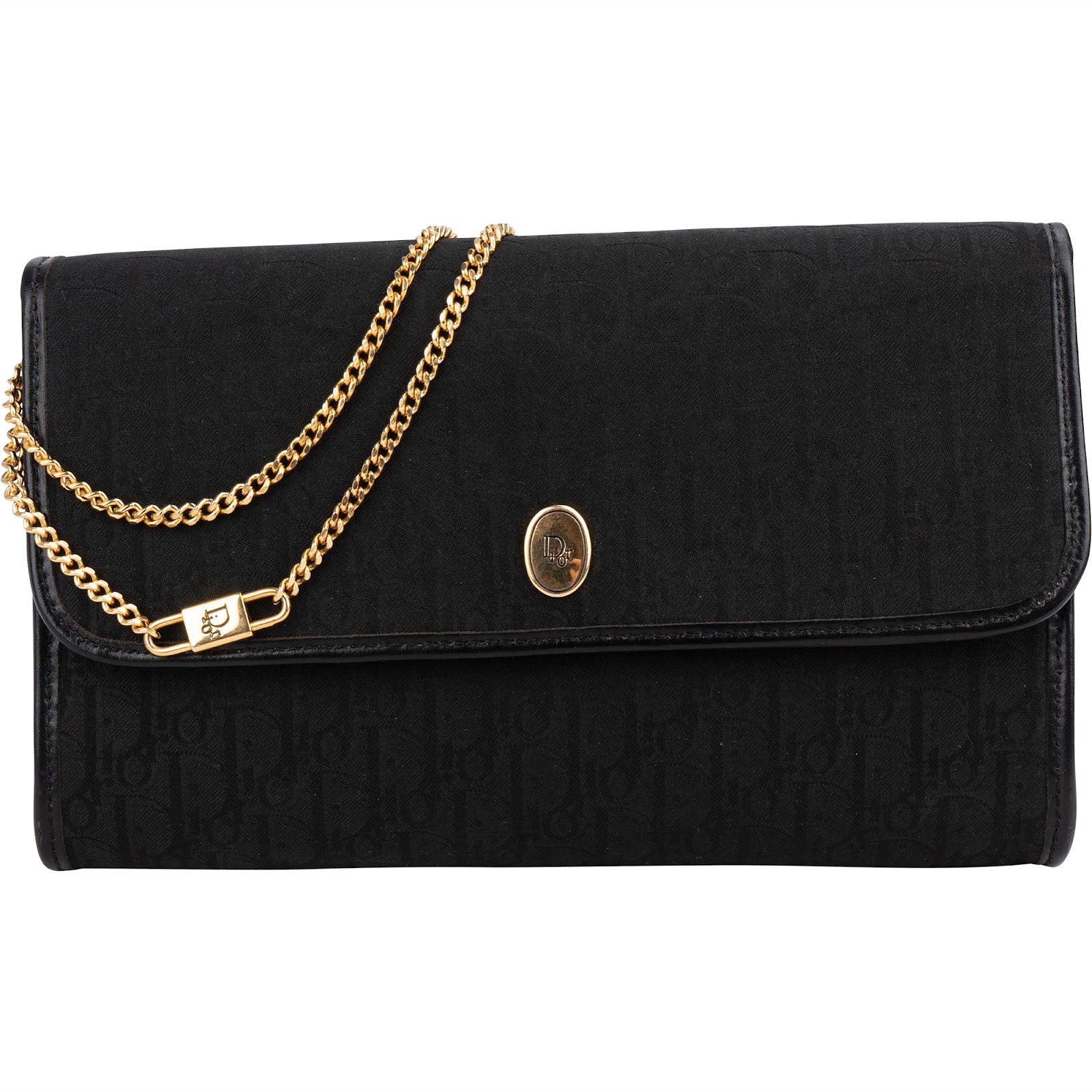 Christian Dior Oblique Monogram Single-Flap Shoulder Bag