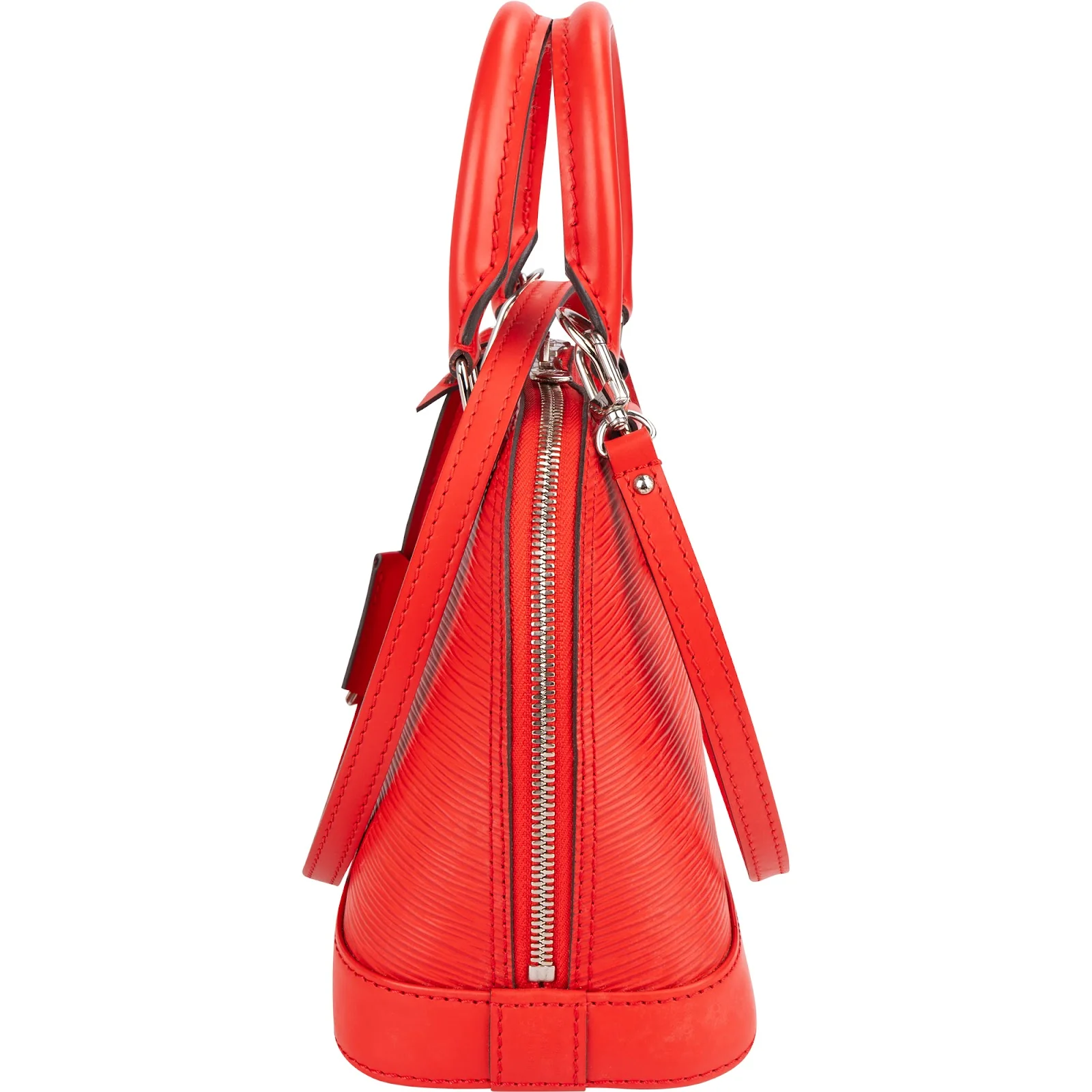 Louis Vuitton Red Epi Leather Alma BB Handbag