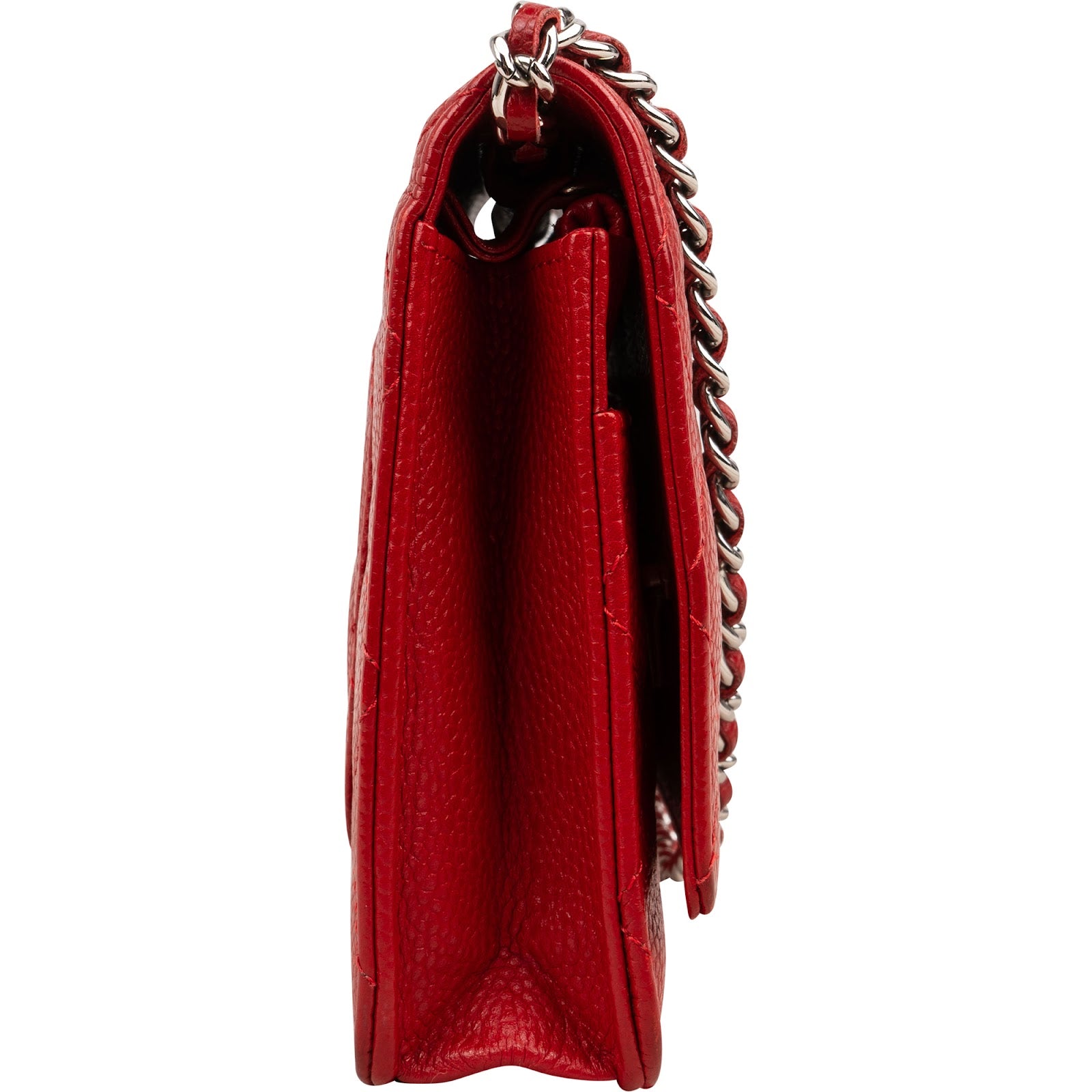Chanel Quilted Caviar Leather Wallet On Chain Crossbody Bag