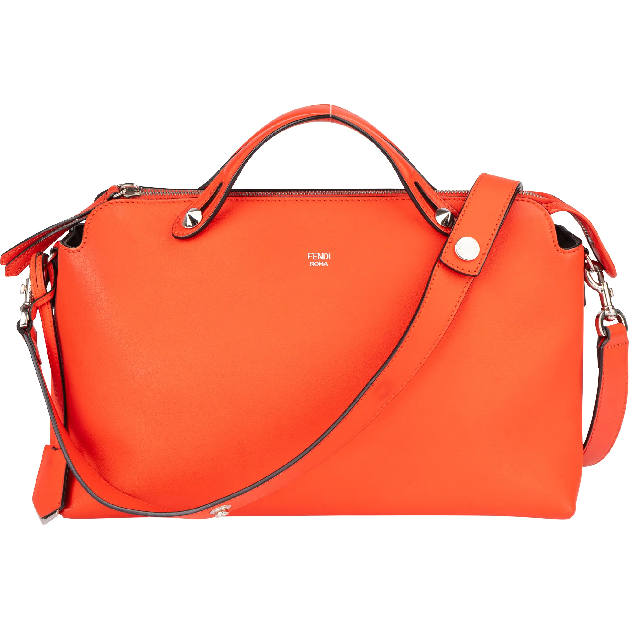 Fendi Coral Leather By The Way Handbag