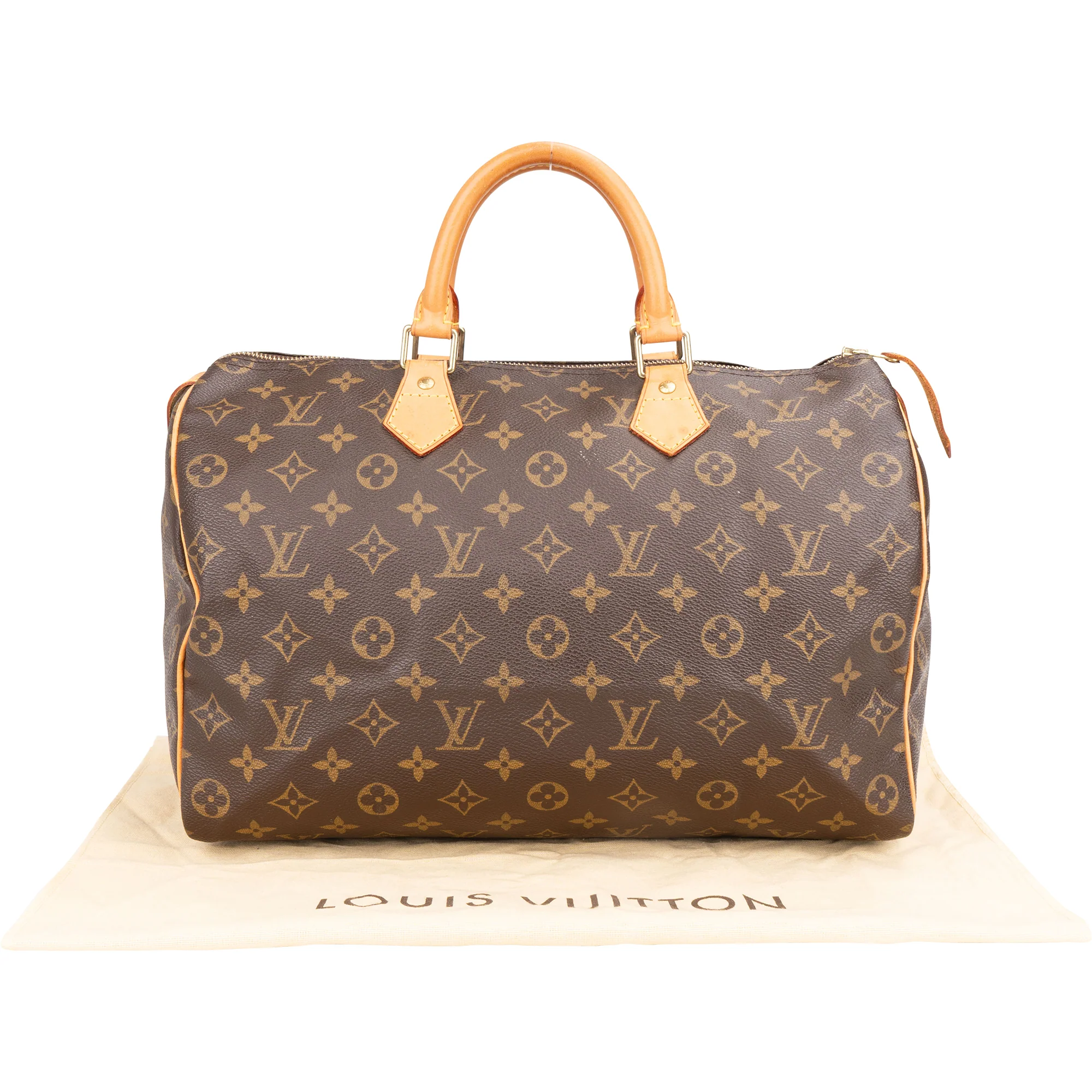 Louis Vuitton Canvas Monogram Speedy 35 Handbag