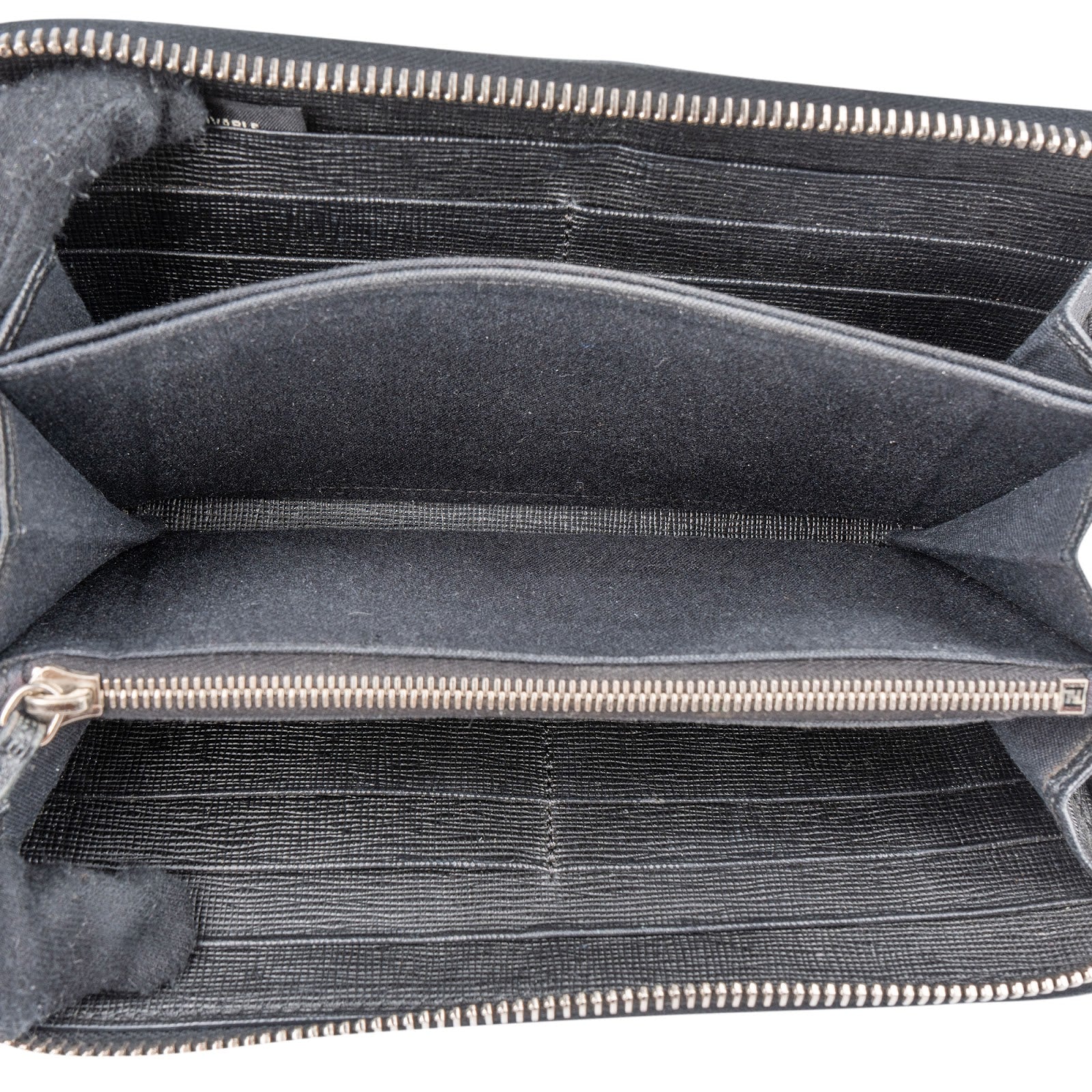 Fendi und Karl Lagerfeld K/Klassik Pins Zip Around Wallet