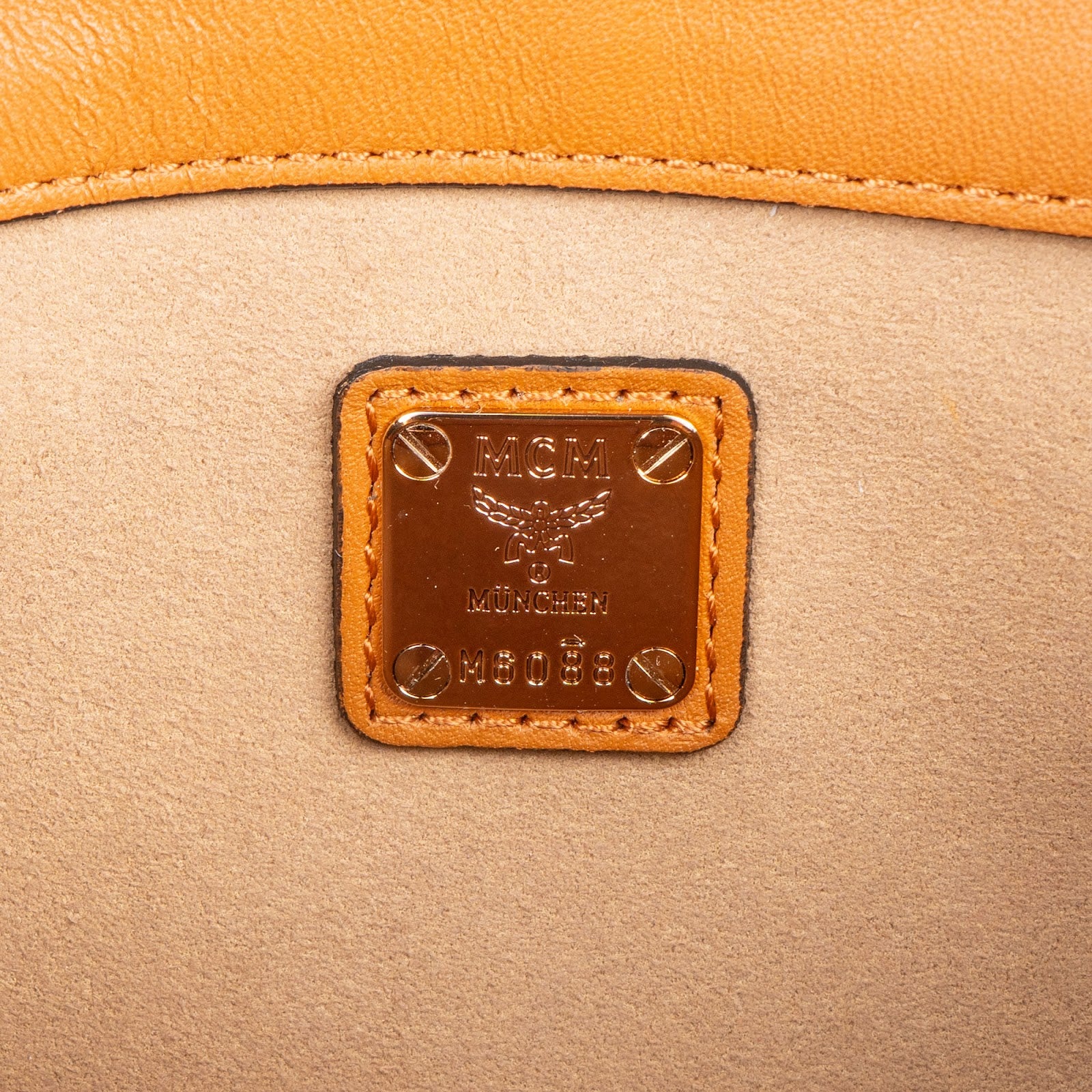 MCM Monogram Visetos Leather Patricia Wallet on Chain Crossbody Bag