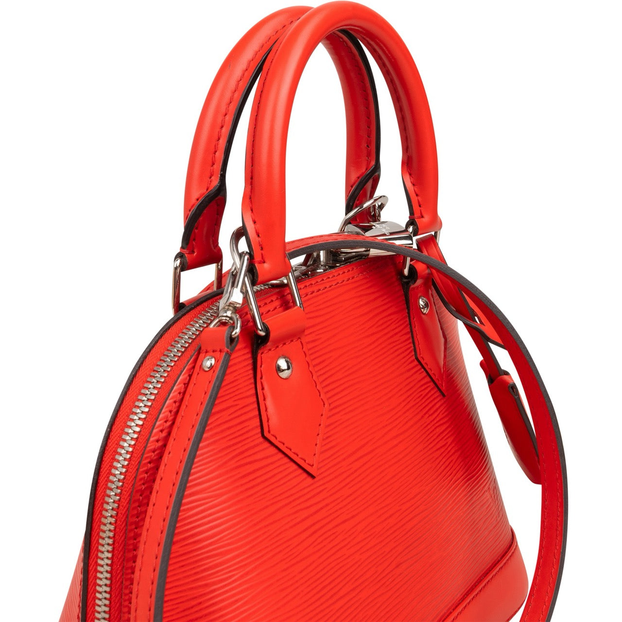 Louis Vuitton Red Epi Leather Alma BB Crossbody Bag
