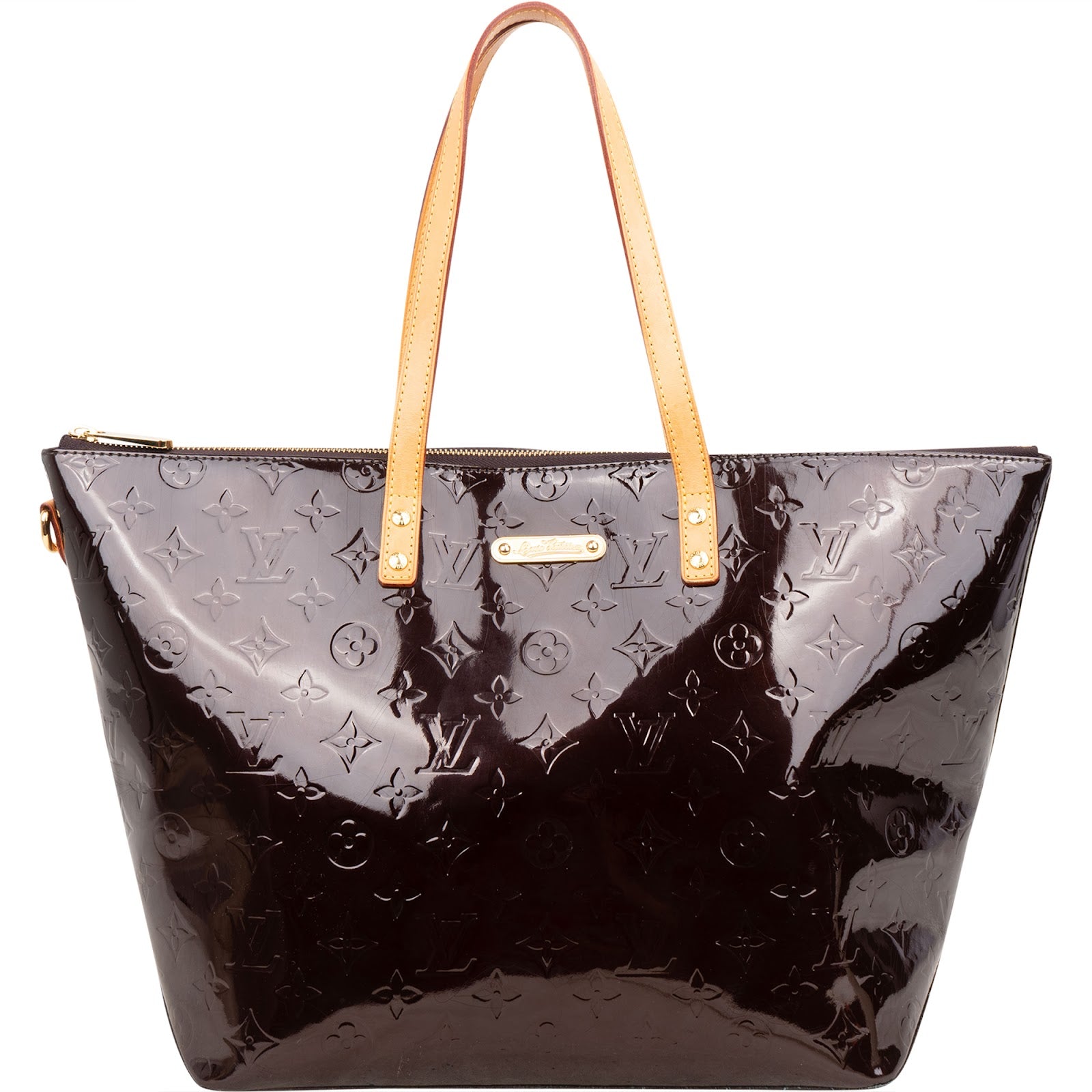 Sac à bandoulière Louis Vuitton Bellevue GM en cuir Monogram Vernis