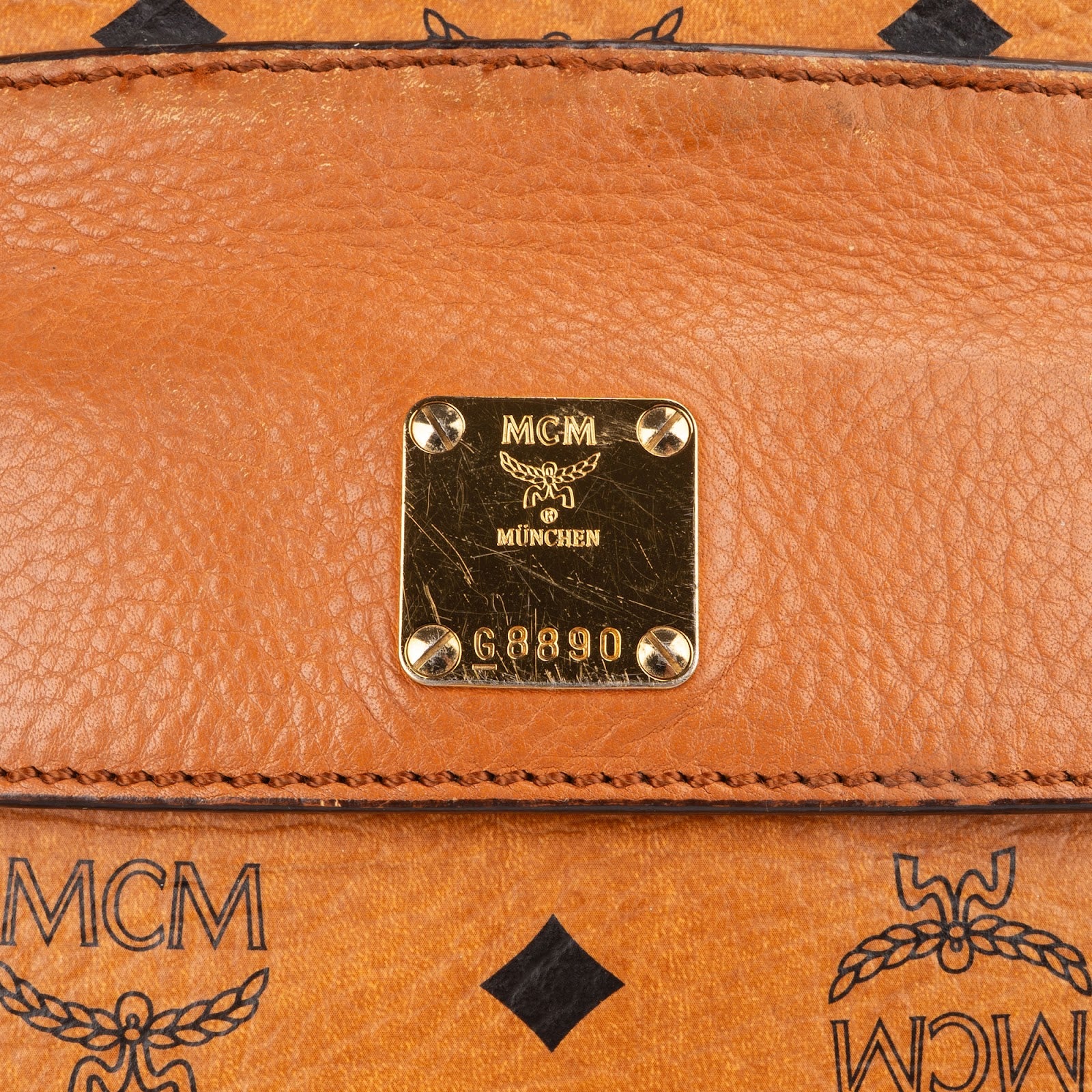 MCM Monogram Visetos Small Crossbody Bag