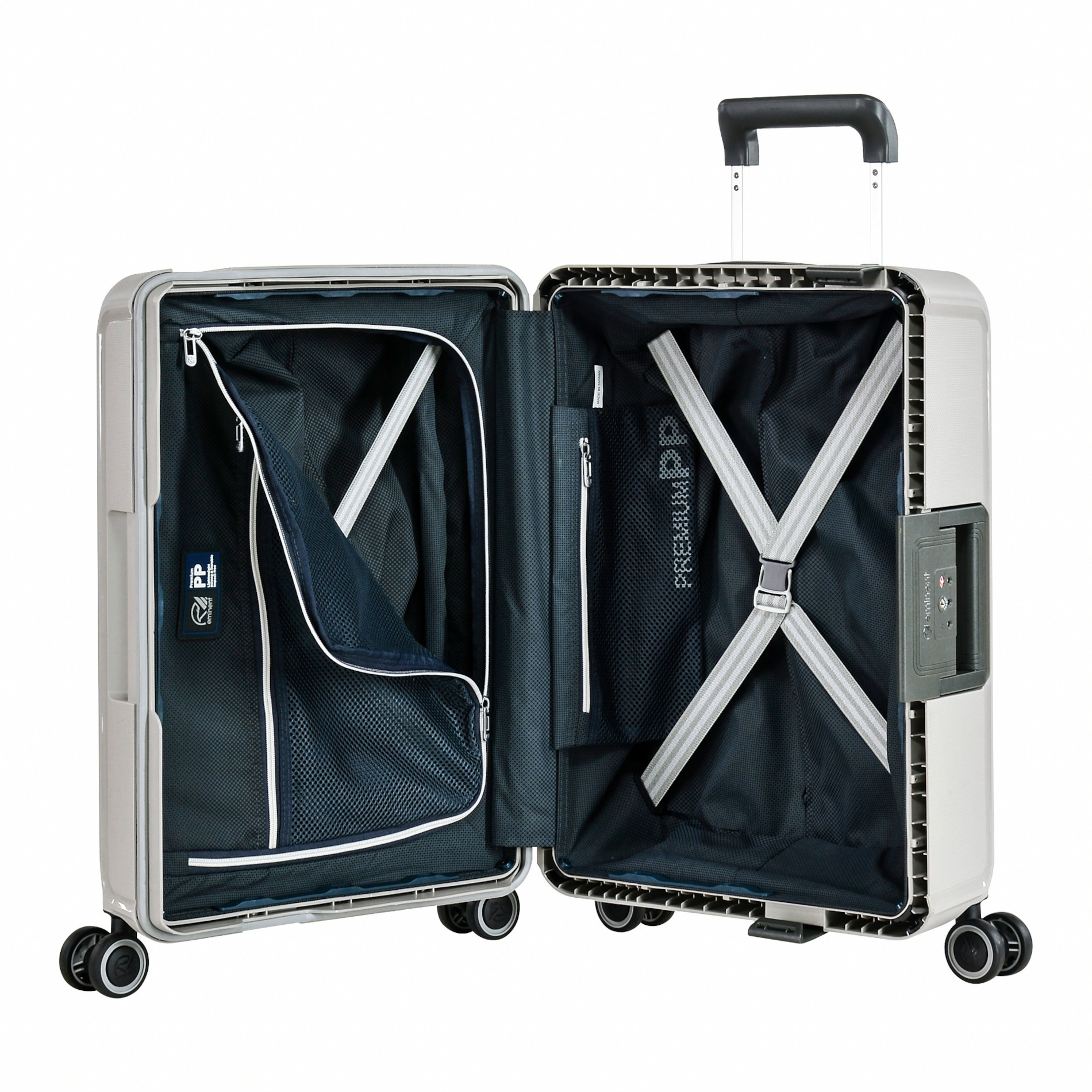 VERTICA Handgepäck (55cm) - hellgrau