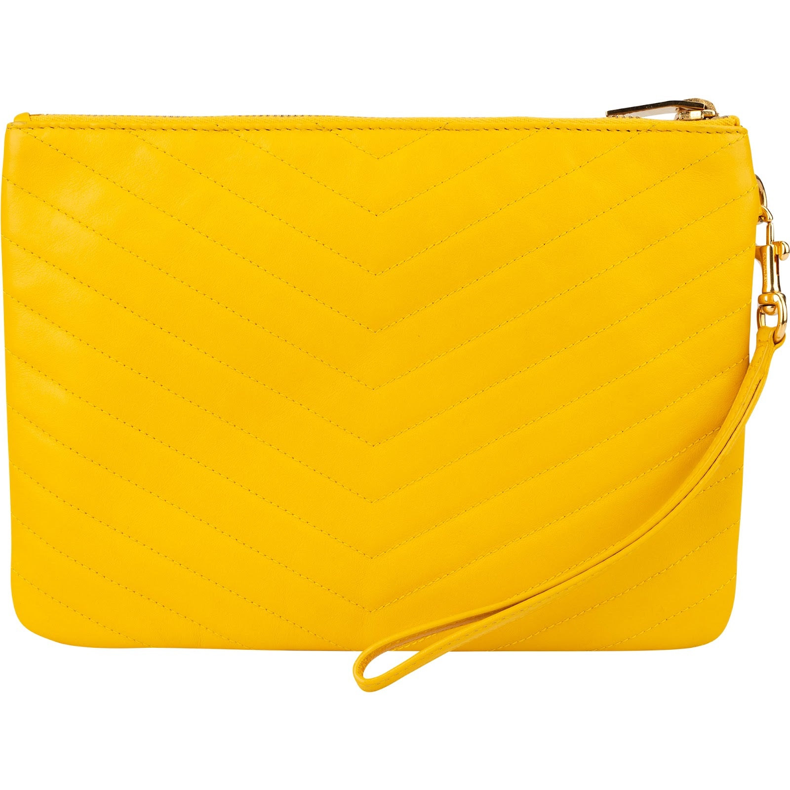 Yves Saint Laurent - Quilted Leather Clutch