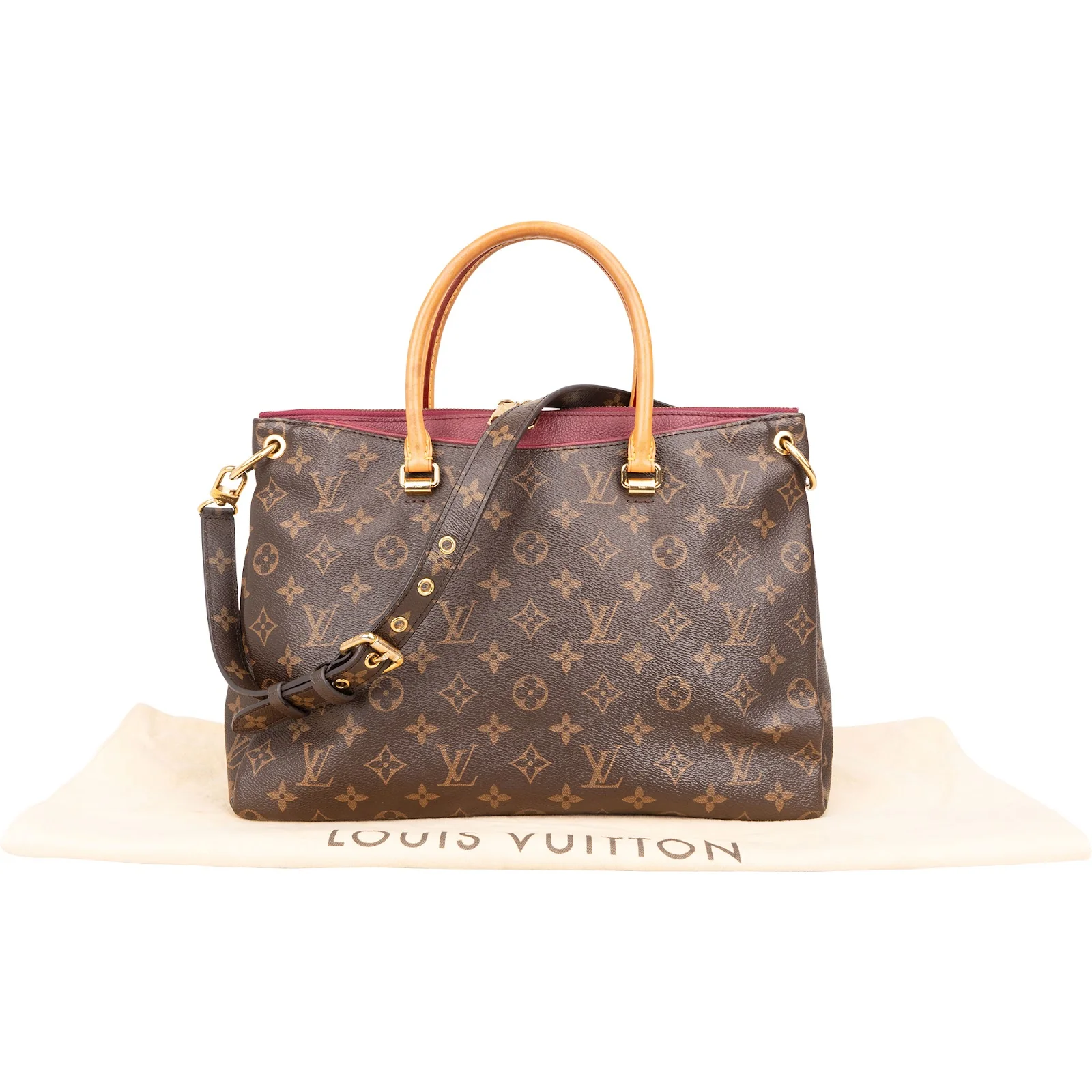 Louis Vuitton Monogram Canvas Pallas MM Handbag