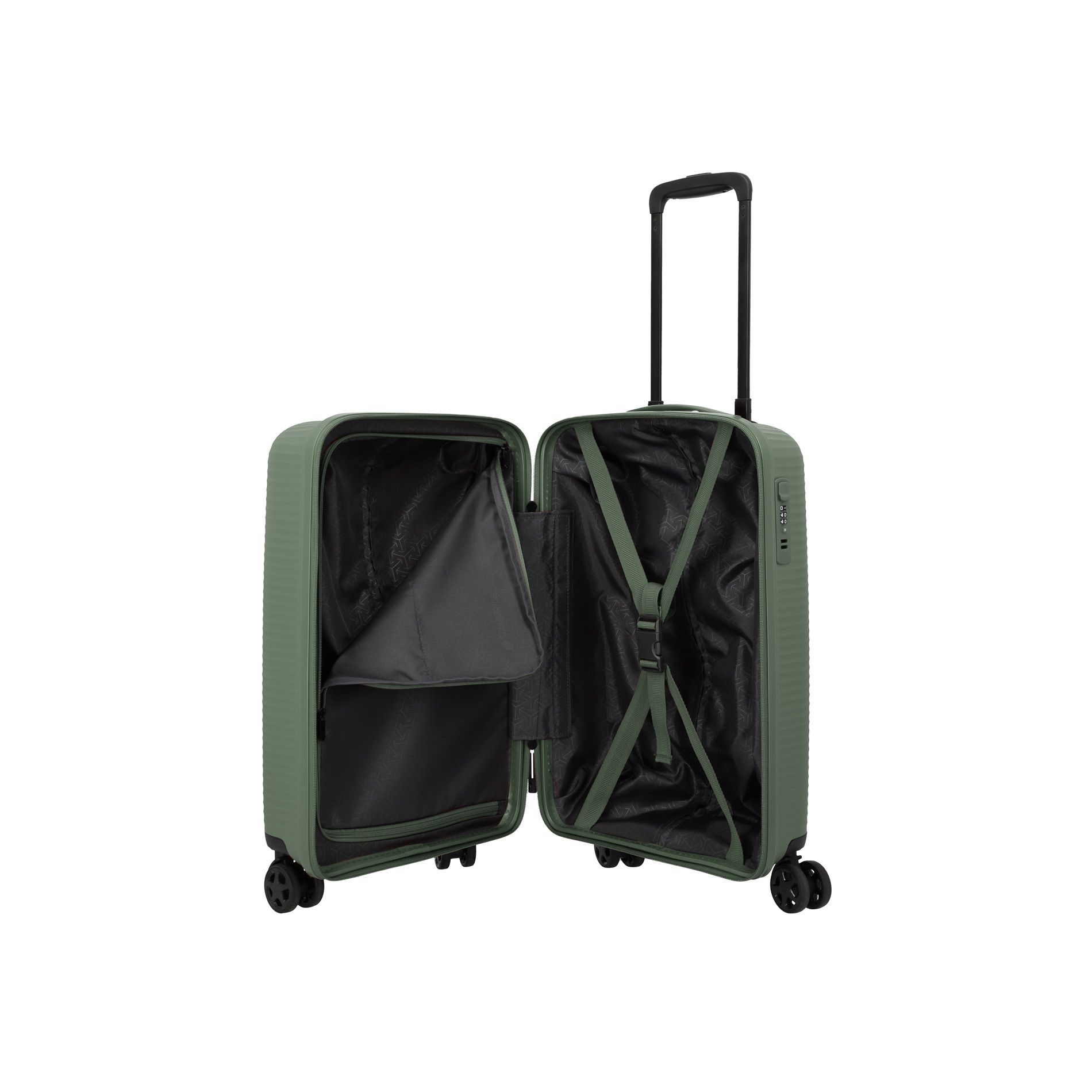 AIR STRIPE Kabinengepäck S Slim (55 cm) - Green