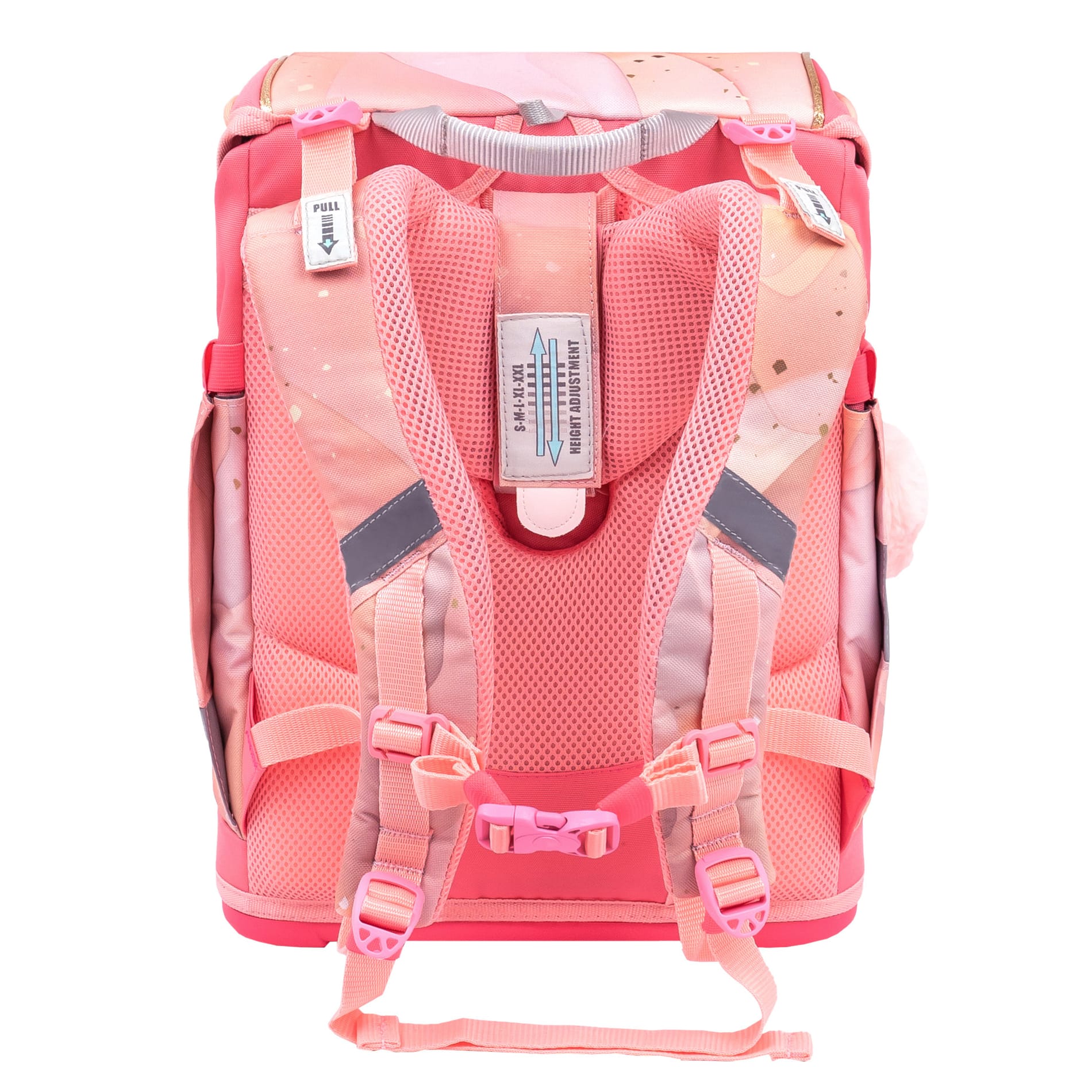 Smarty ergonomisches Schulranzen-Set 4-teilig - Marble