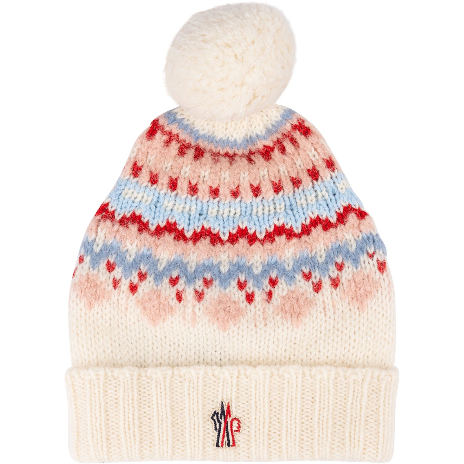 Moncler – Grenoble Multicolor Fair Isle Wollmütze