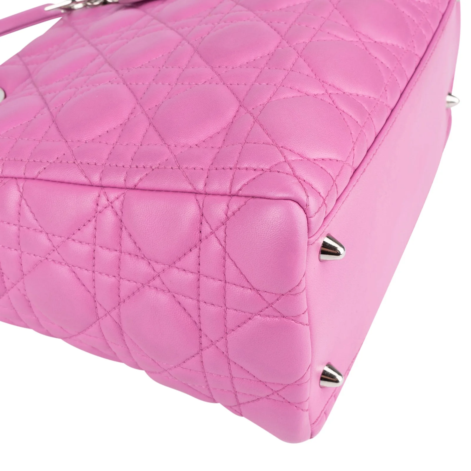 Christian Dior Quilted Leather Lady Dior Handbag