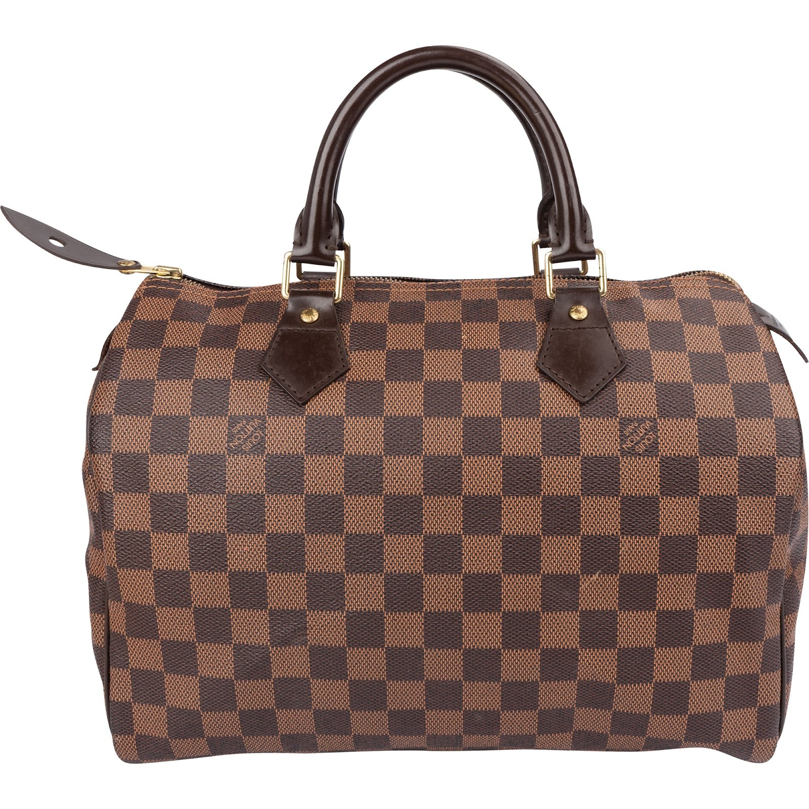 Louis Vuitton Monogram Damier Ebene Speedy 30 Boston Bag