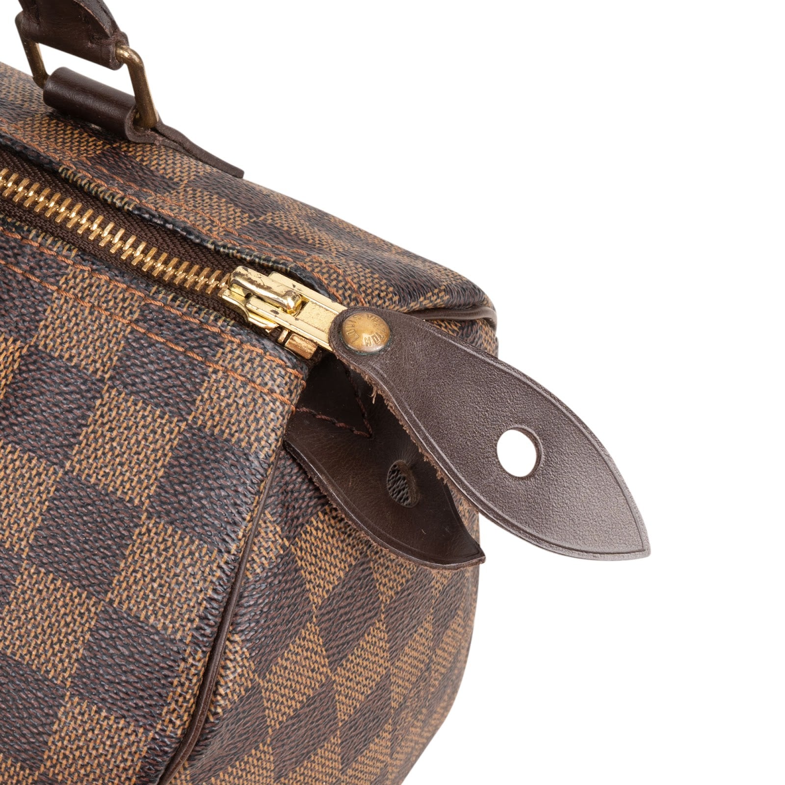 Sac Boston Speedy 25 Louis Vuitton Monogram Damier Ebene
