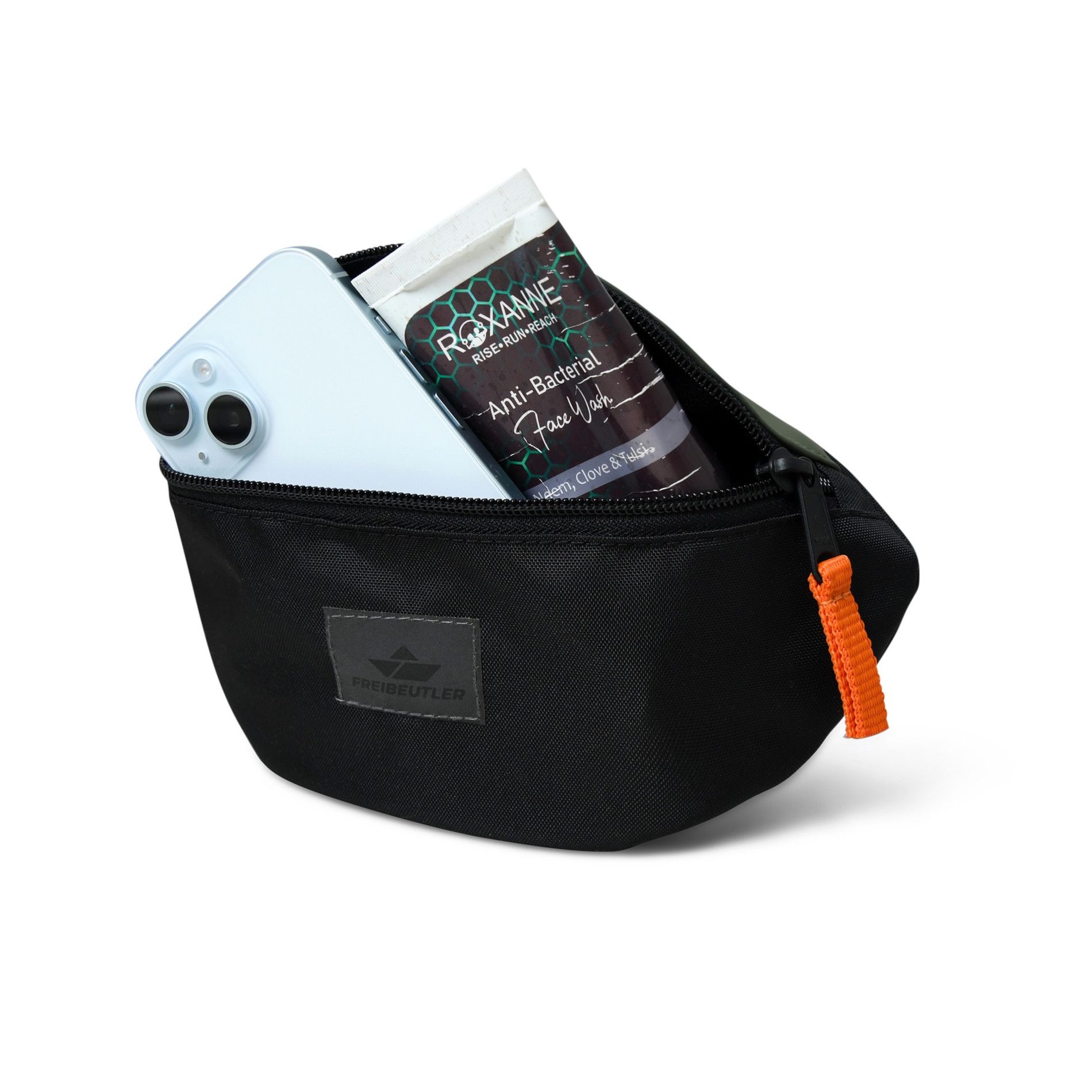 Hip Bag Fiete - Schwarz/Oliv