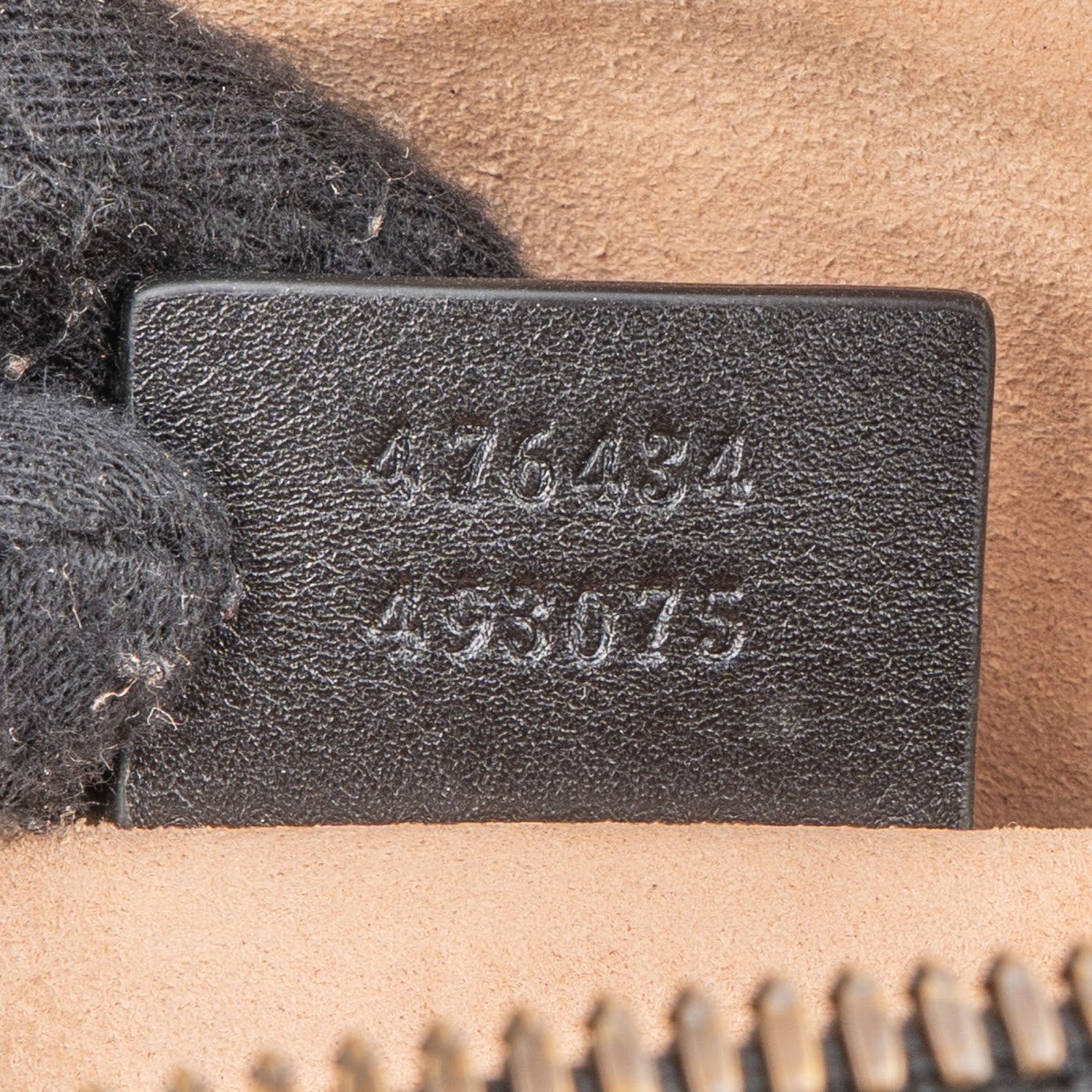 Gucci Black Matelassé Leather GG Marmont Belt Bag