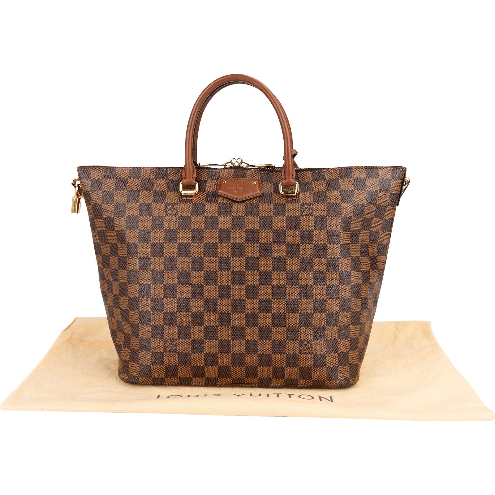 Louis Vuitton Monogram Damier Ebene Belmont MM Handbag