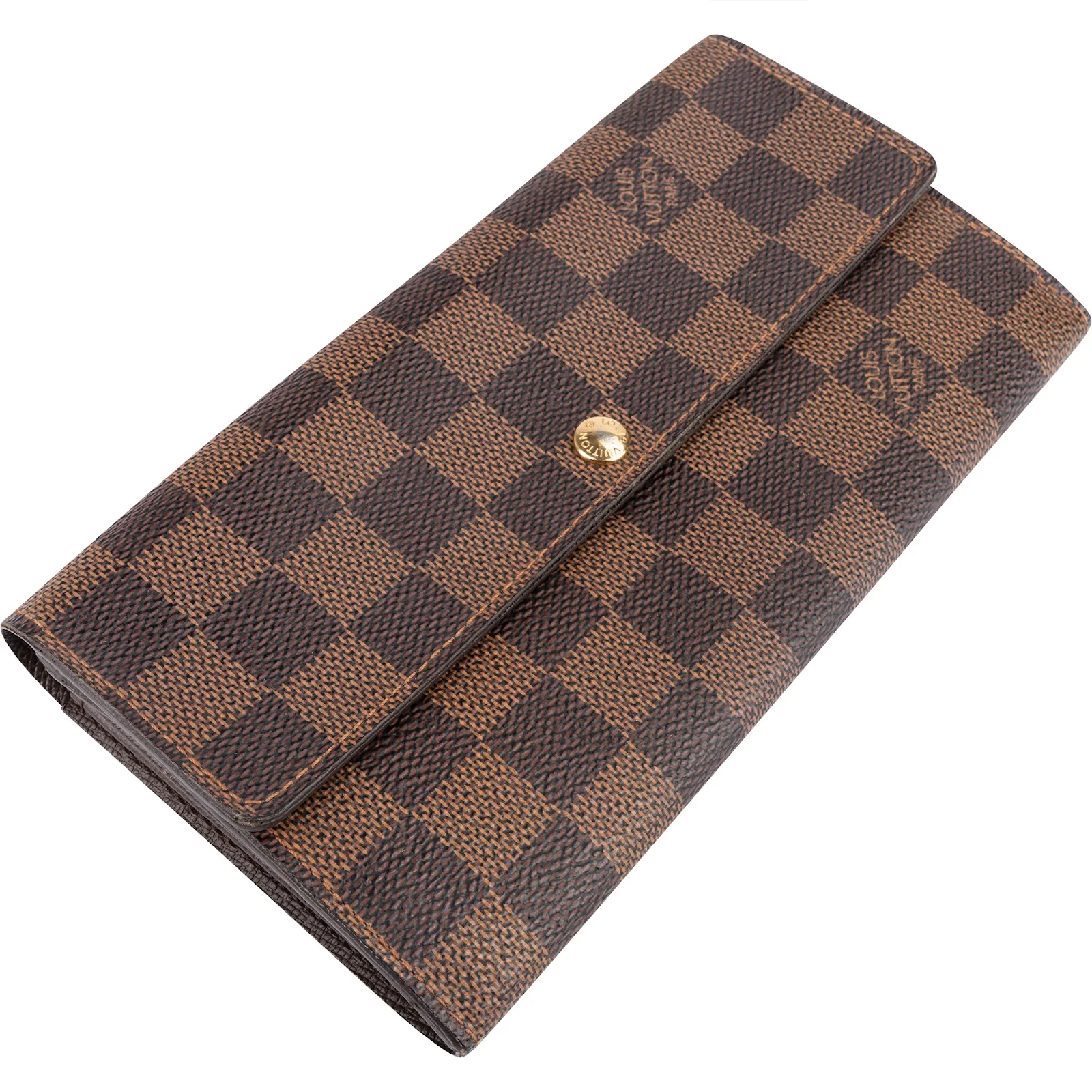 Louis Vuitton Monogram Damier Ebene Sarah Wallet