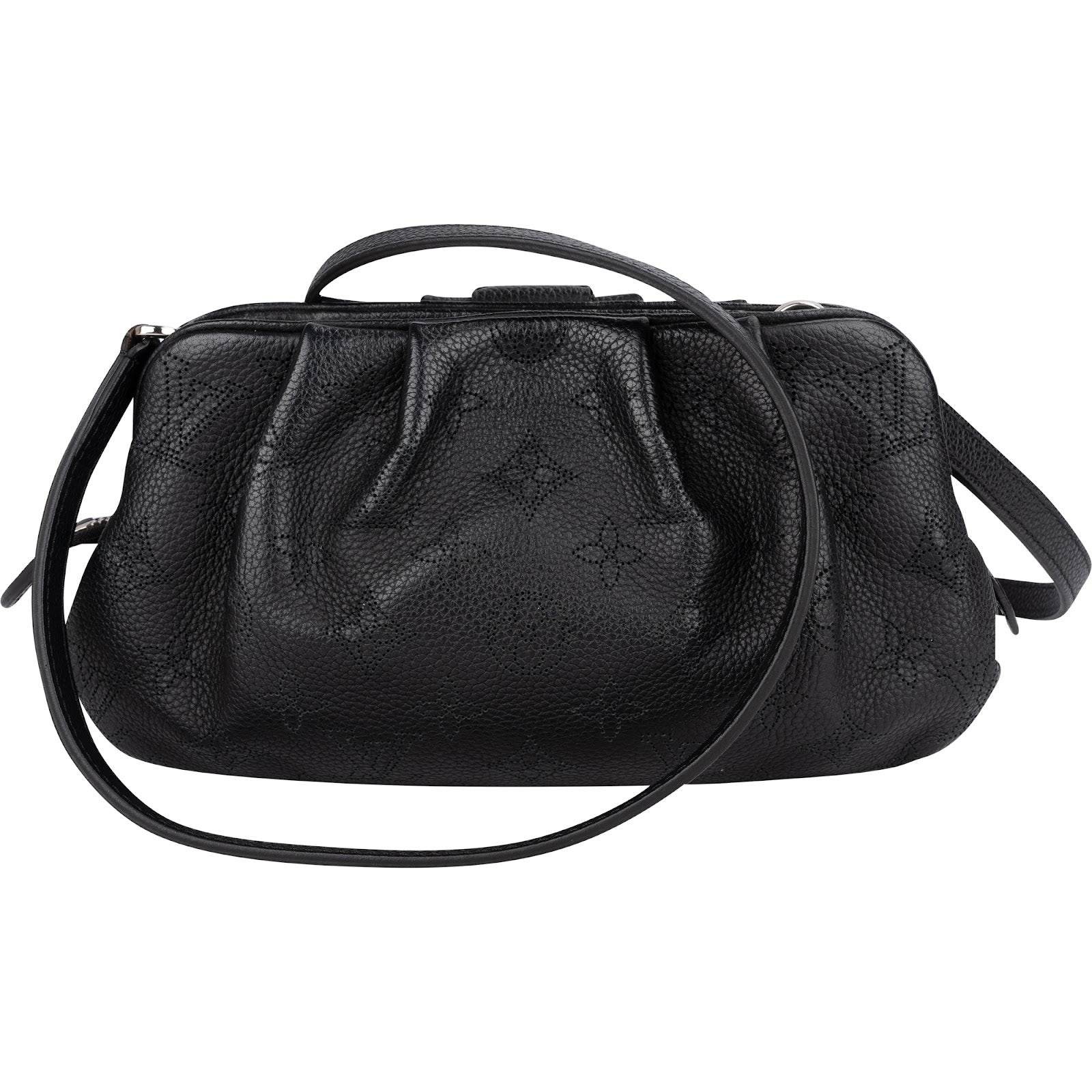 Louis Vuitton Leather Monogram Mahina Scale Pouch Crossbody Bag