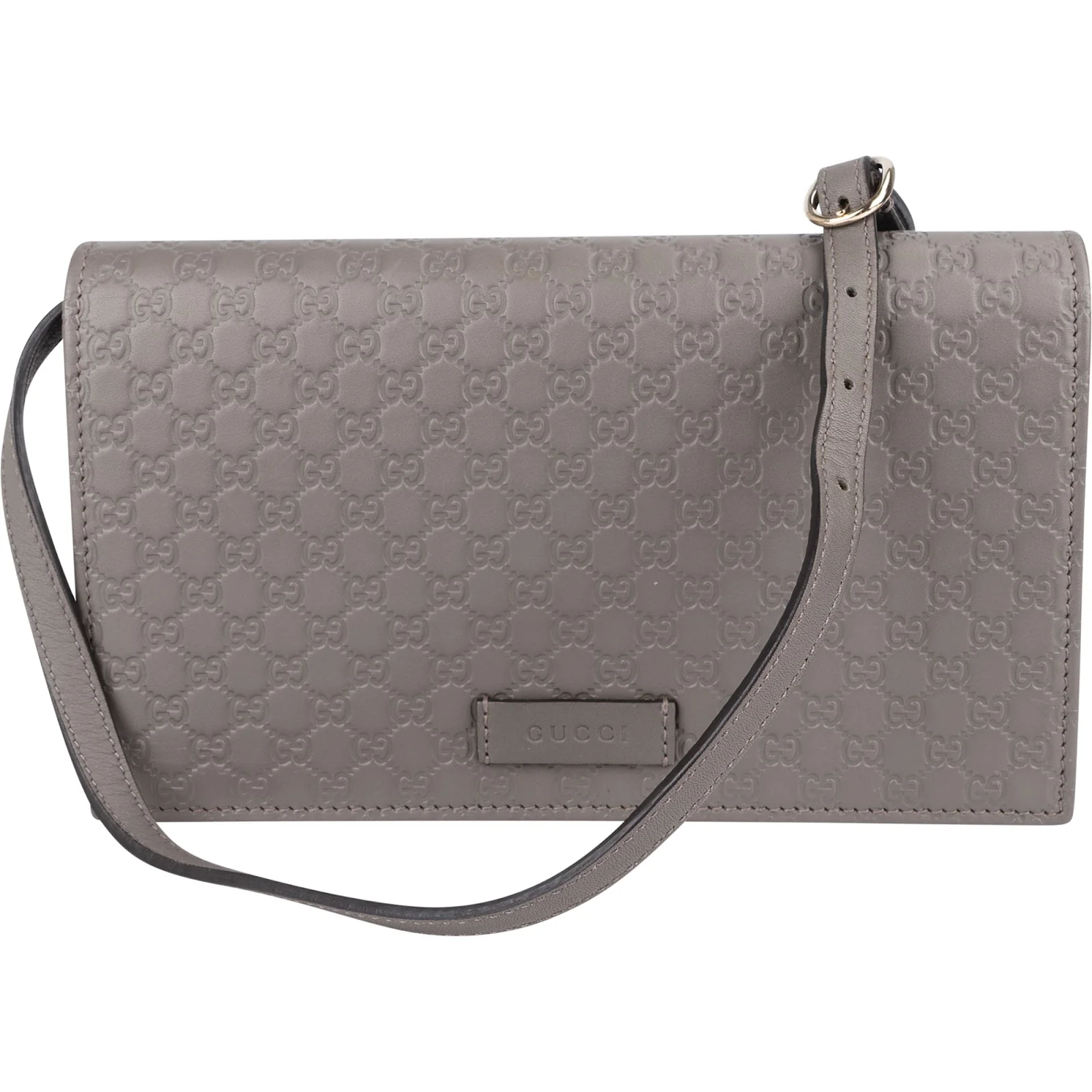 Gucci GG Microguccissima Leather Wallet On Chain Crossbody Bag
