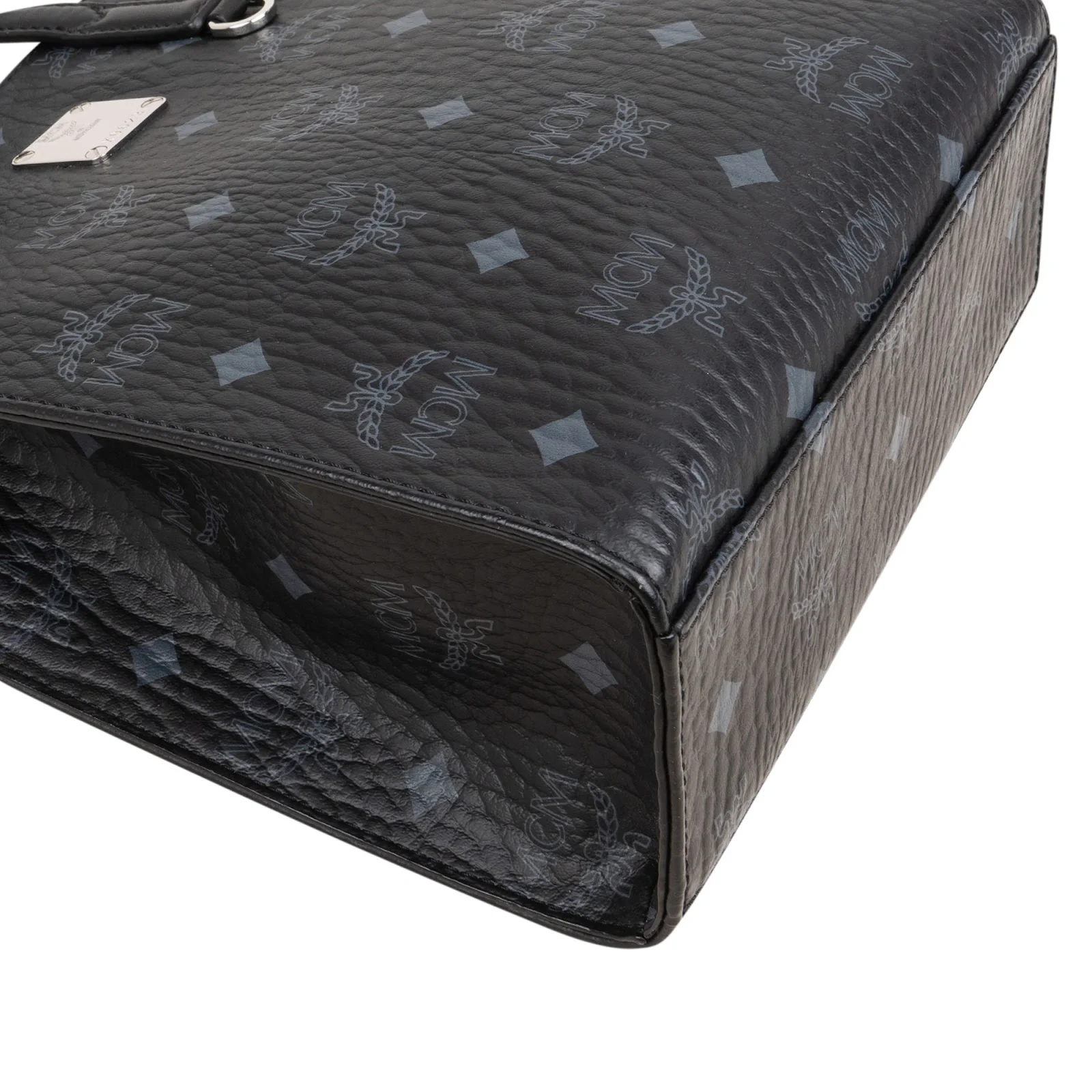 MCM Monogram Visetos Aren Mini Vertical Handbag