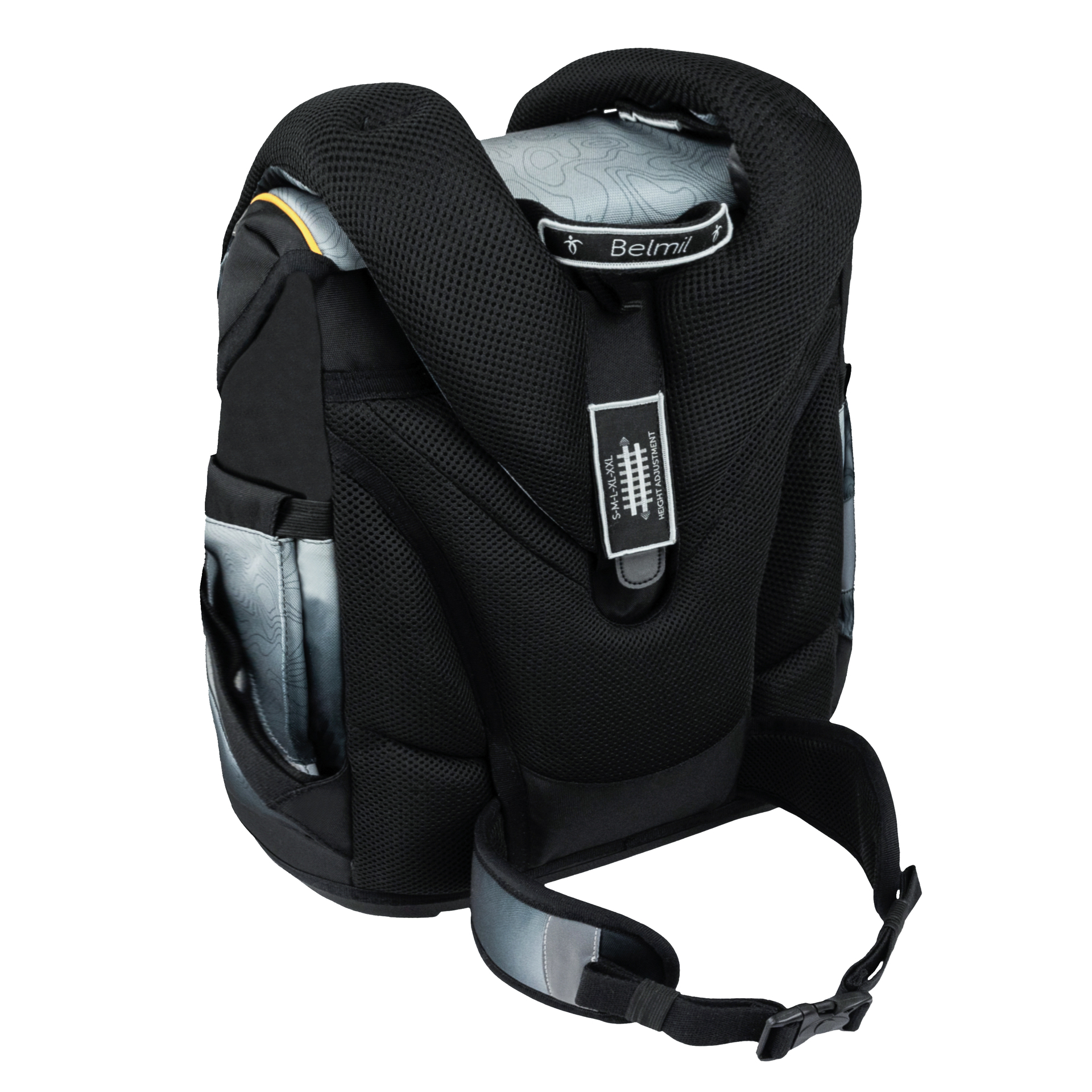 Smarty Plus Schulranzenset 5-teilig - "Black Grey"