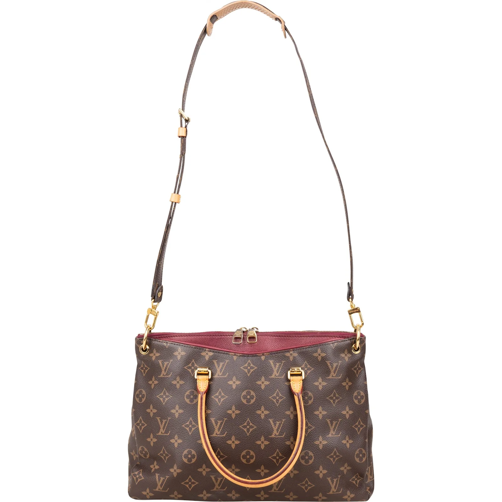 Louis Vuitton Monogram Canvas Pallas MM Handbag