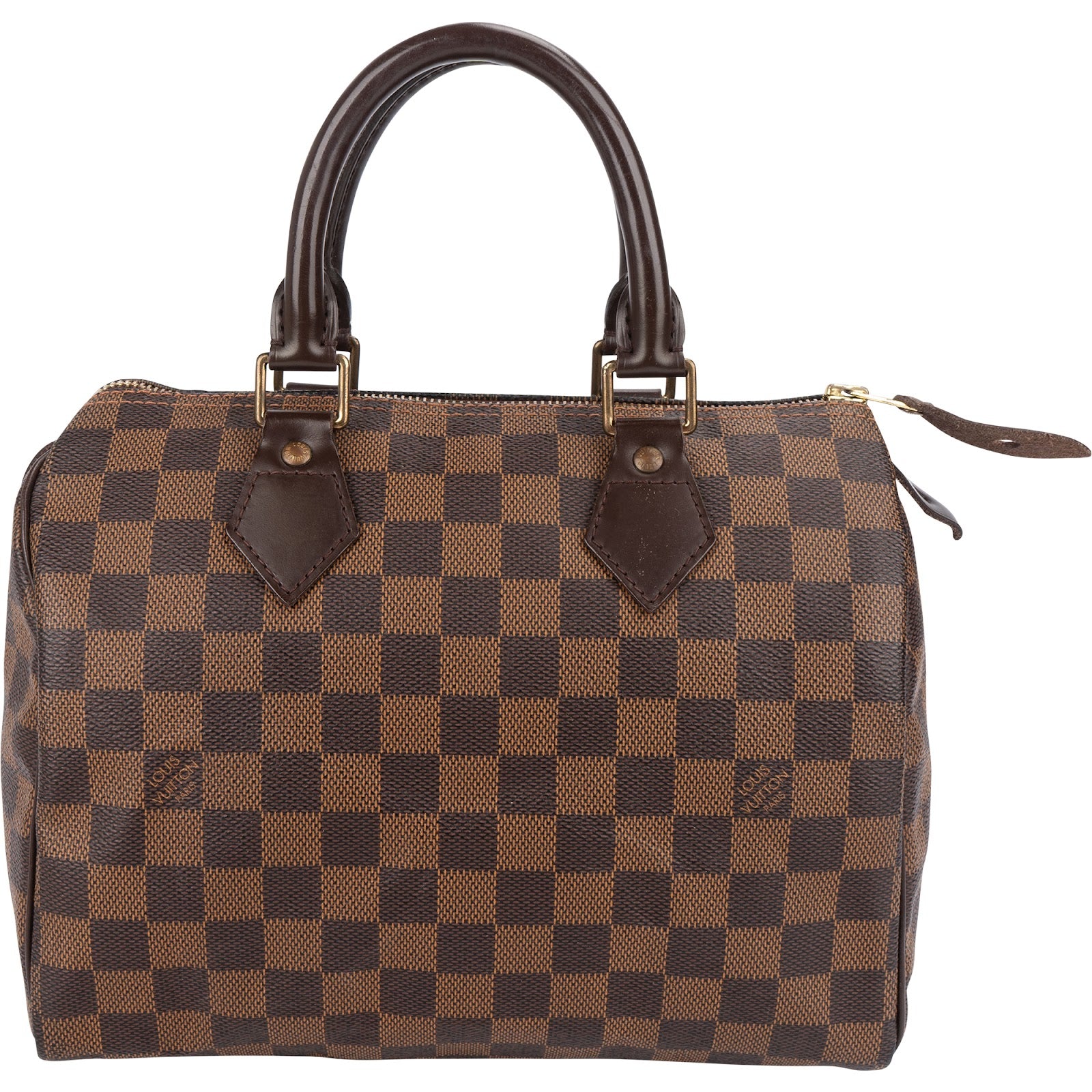 Louis Vuitton Monogram Damier Ebene Speedy 25 Handbag
