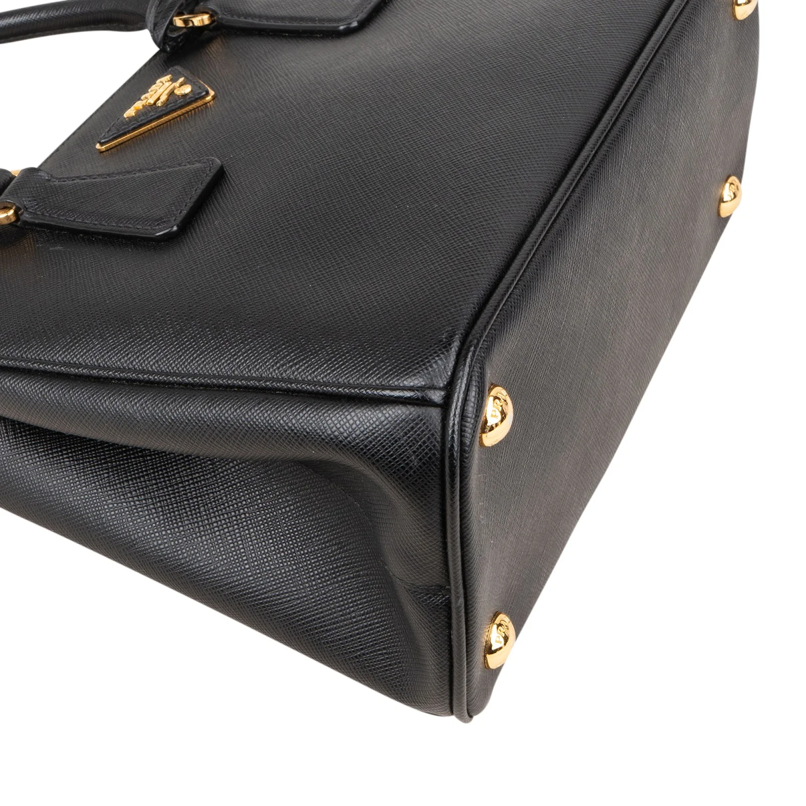 Prada Saffiano Leather Small Galleria Double ZIP Handbag