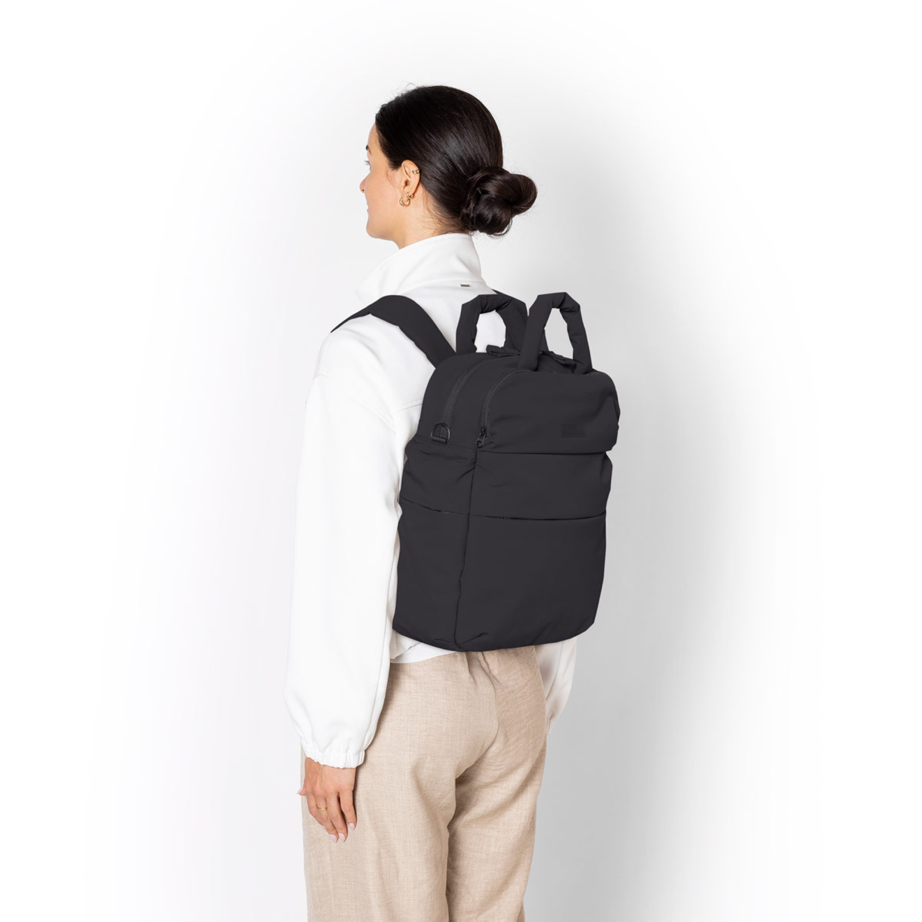 Posuto Puffy Backpack Moss - Black