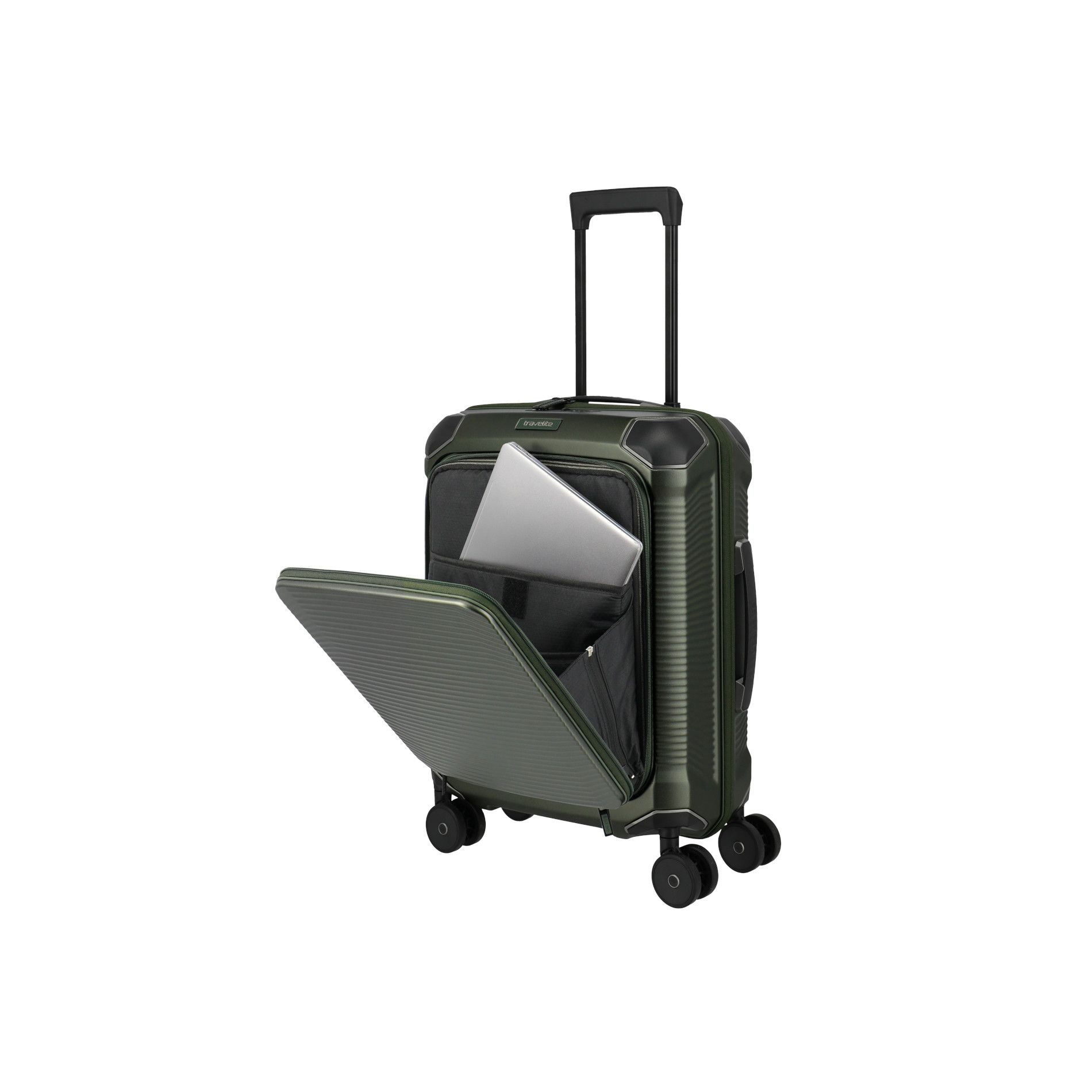 MILLENNIUM Handgepäck S (55cm) mit Vortasche - Pine Green