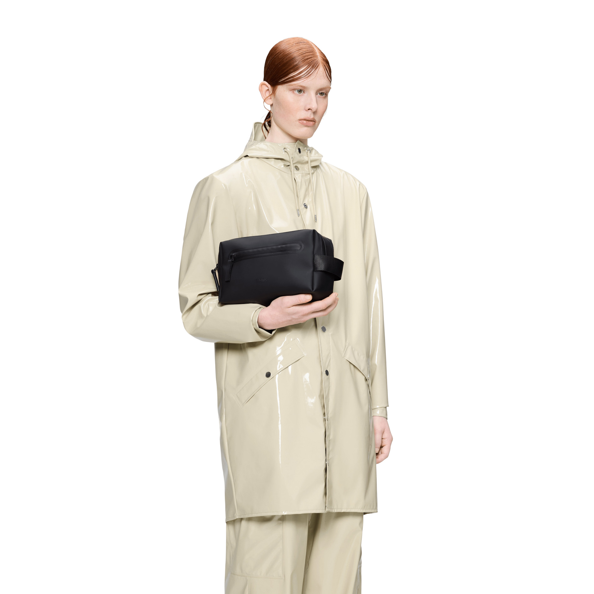 Wash Bag Zip W3 - Black