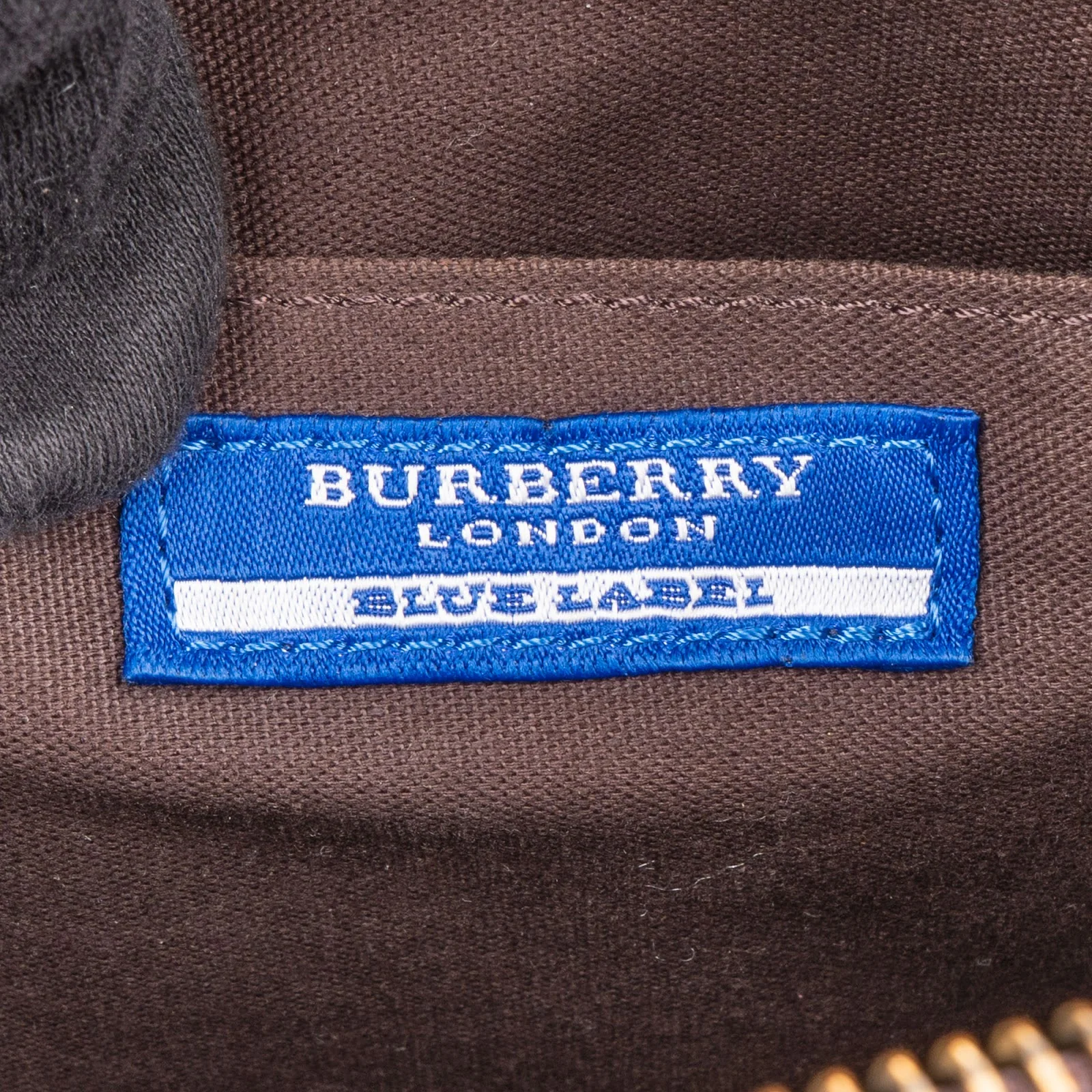 Burberry Nova-Check Monogram Canvas Pocket Hobo Shoulder Bag