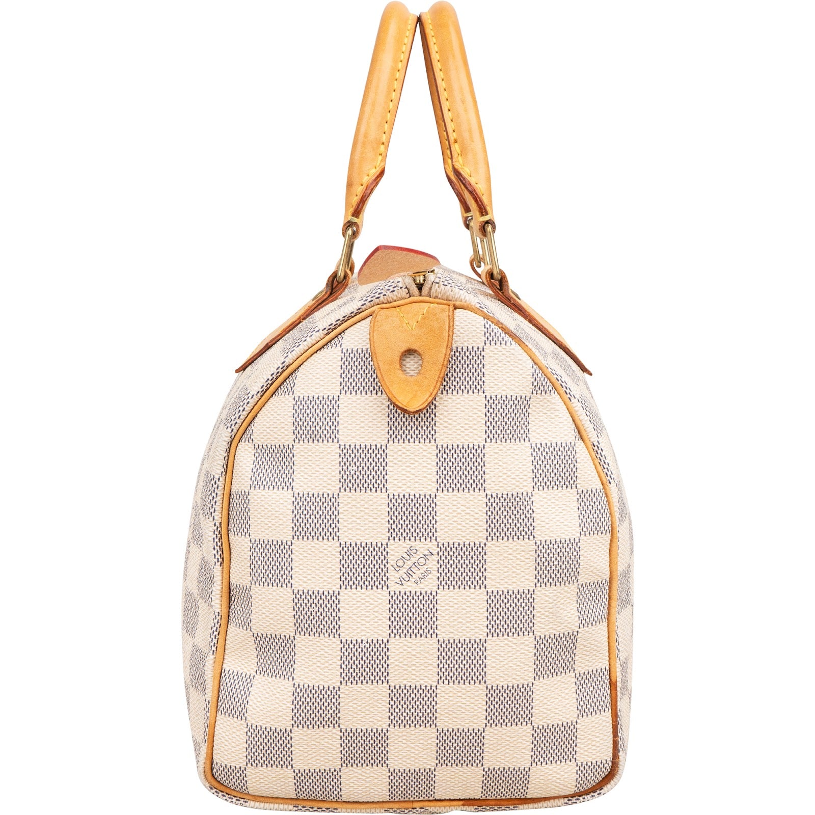 Louis Vuitton Monogram Damier Azur Speedy 25 Boston Bag