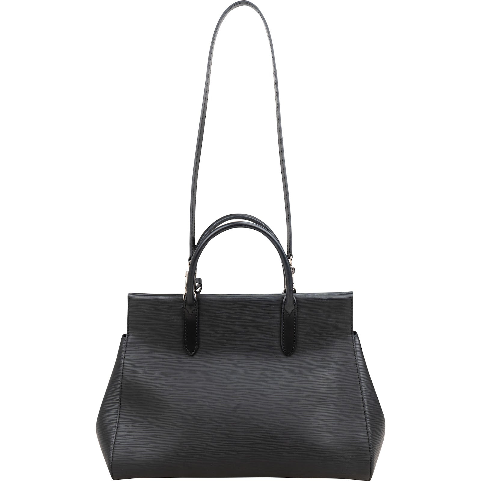 Louis Vuitton Noir Epi Leather Marly MM Handbag M94612