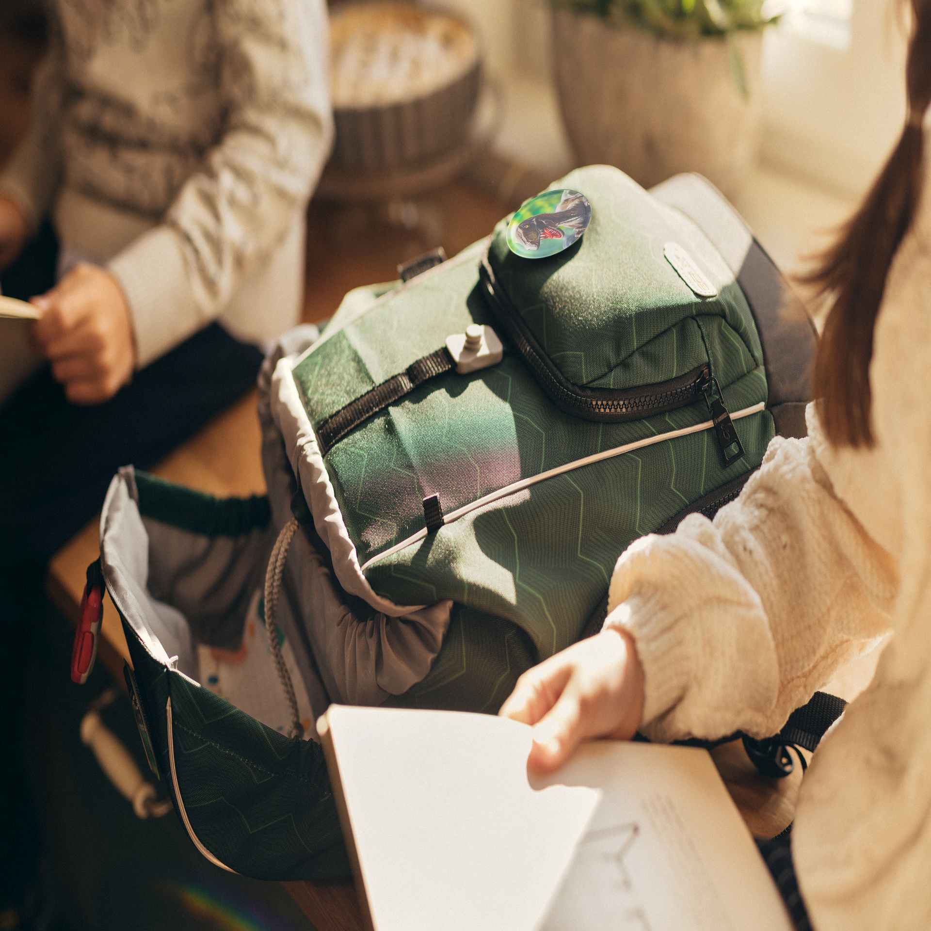 Comfy Plus Schulranzenset 5-teilig - Twist of Lime