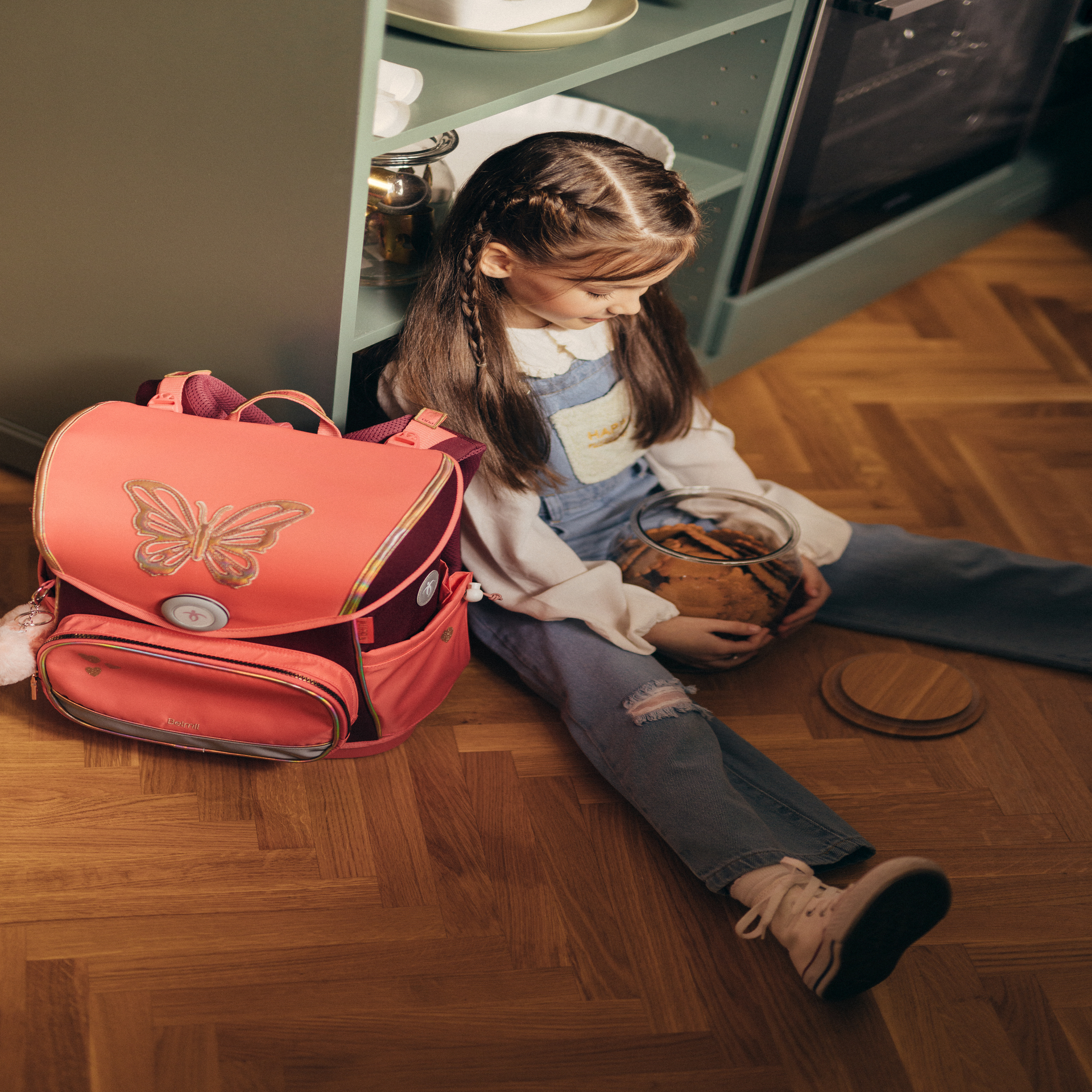 Compact Plus Schulranzenset 5-teilig - Coral