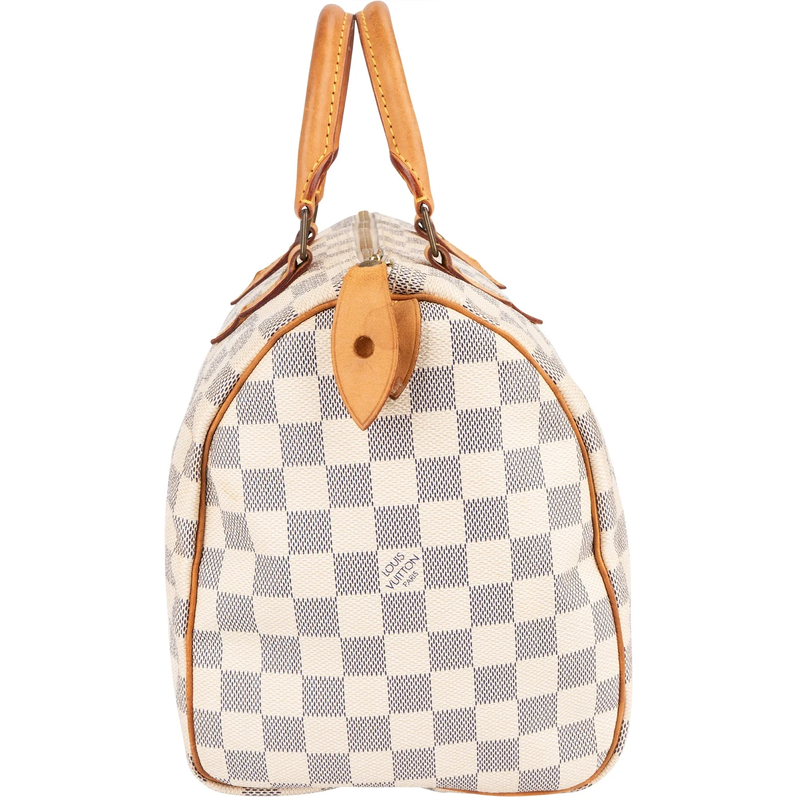 Louis Vuitton Monogram Damier Azur Canvas Speedy 30 Boston Bag