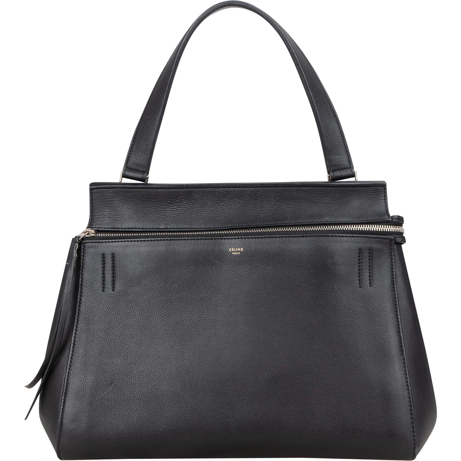 Céline Grained Leather Edge Handbag
