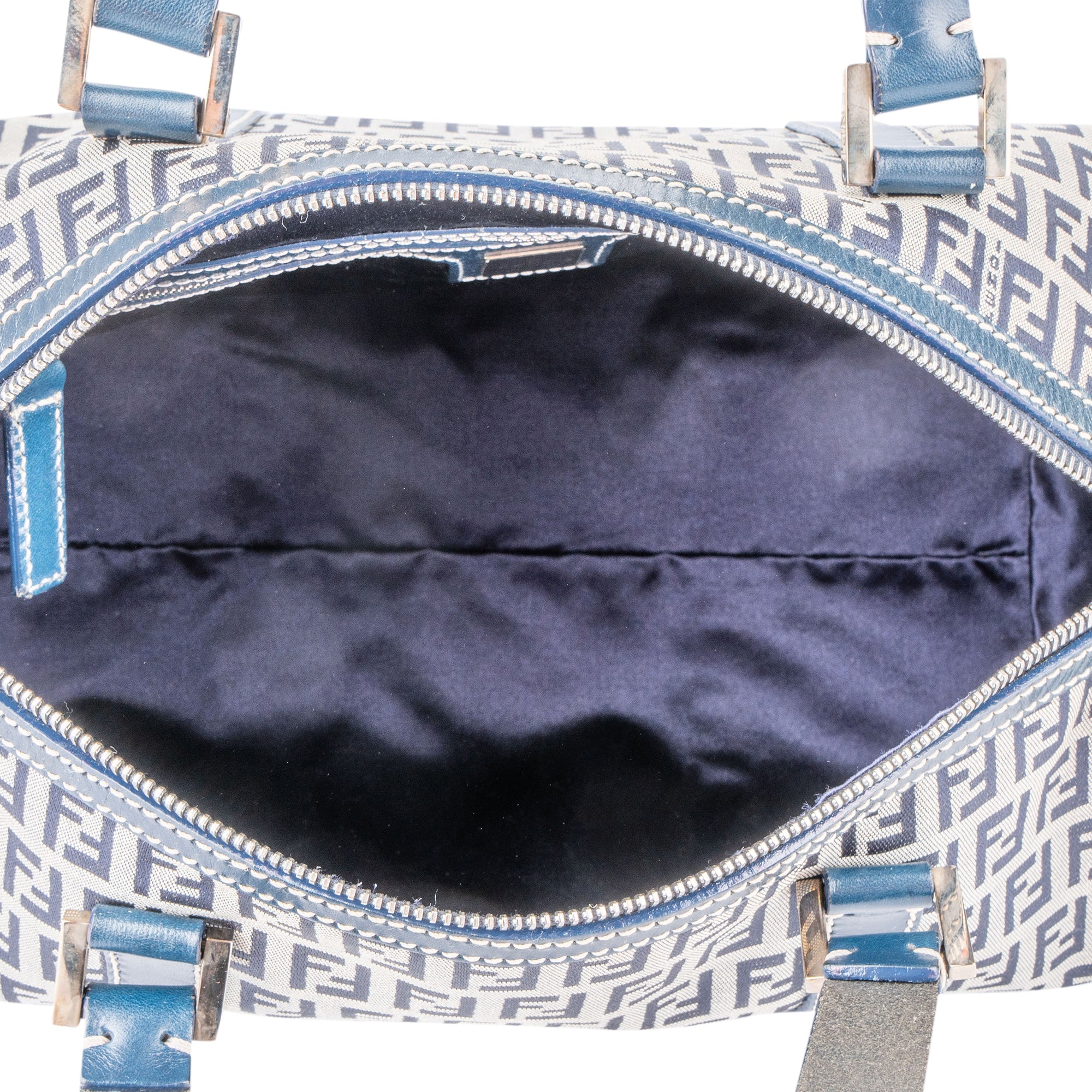 Fendi FF Monogram Boston Handbag