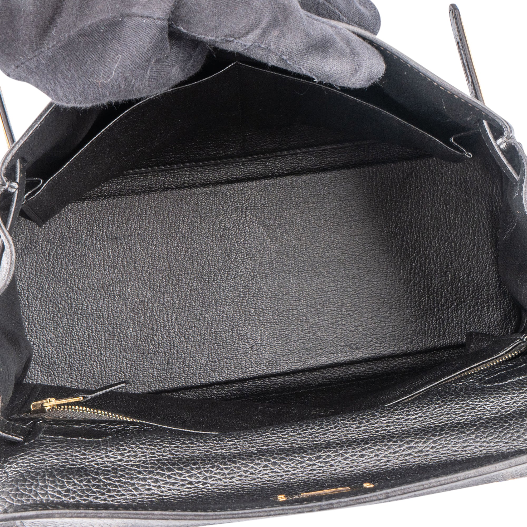 Hermès Noir Togo Leather Kelly 28 Handbag