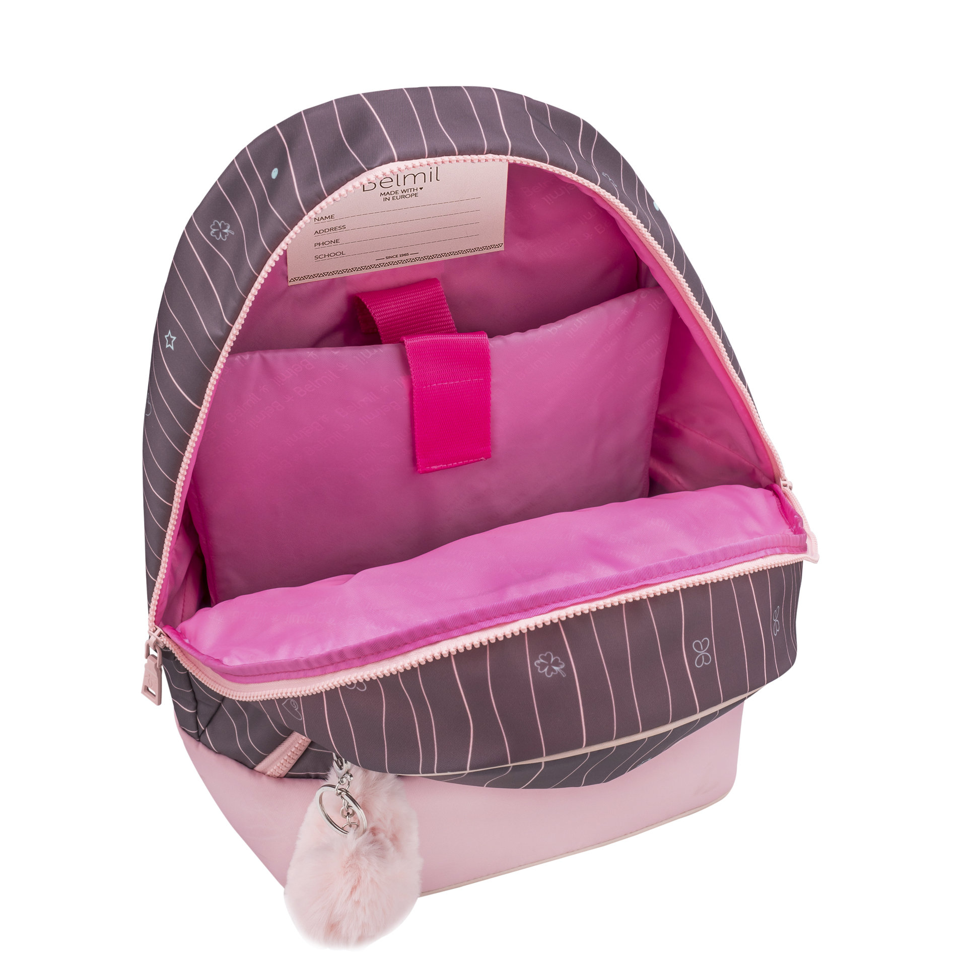 2-IN-1 Schultasche & Gürteltasche 2-teilig - Mint