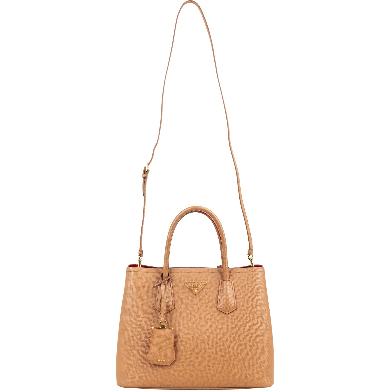 Prada – Saffiano Cuir Double Tote Handtasche