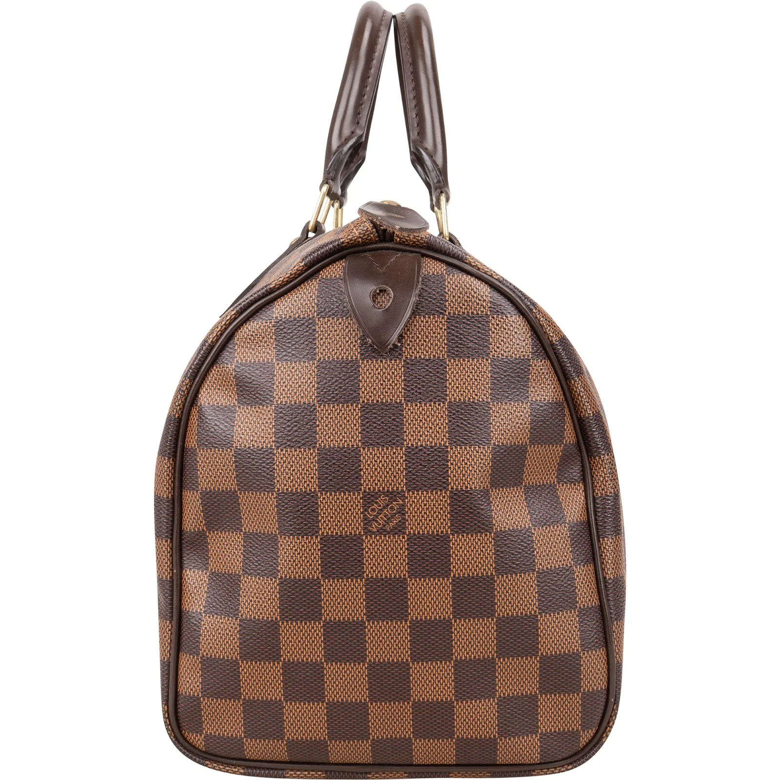 Louis Vuitton Monogram Damier Ebene Speedy 30 Boston Bag