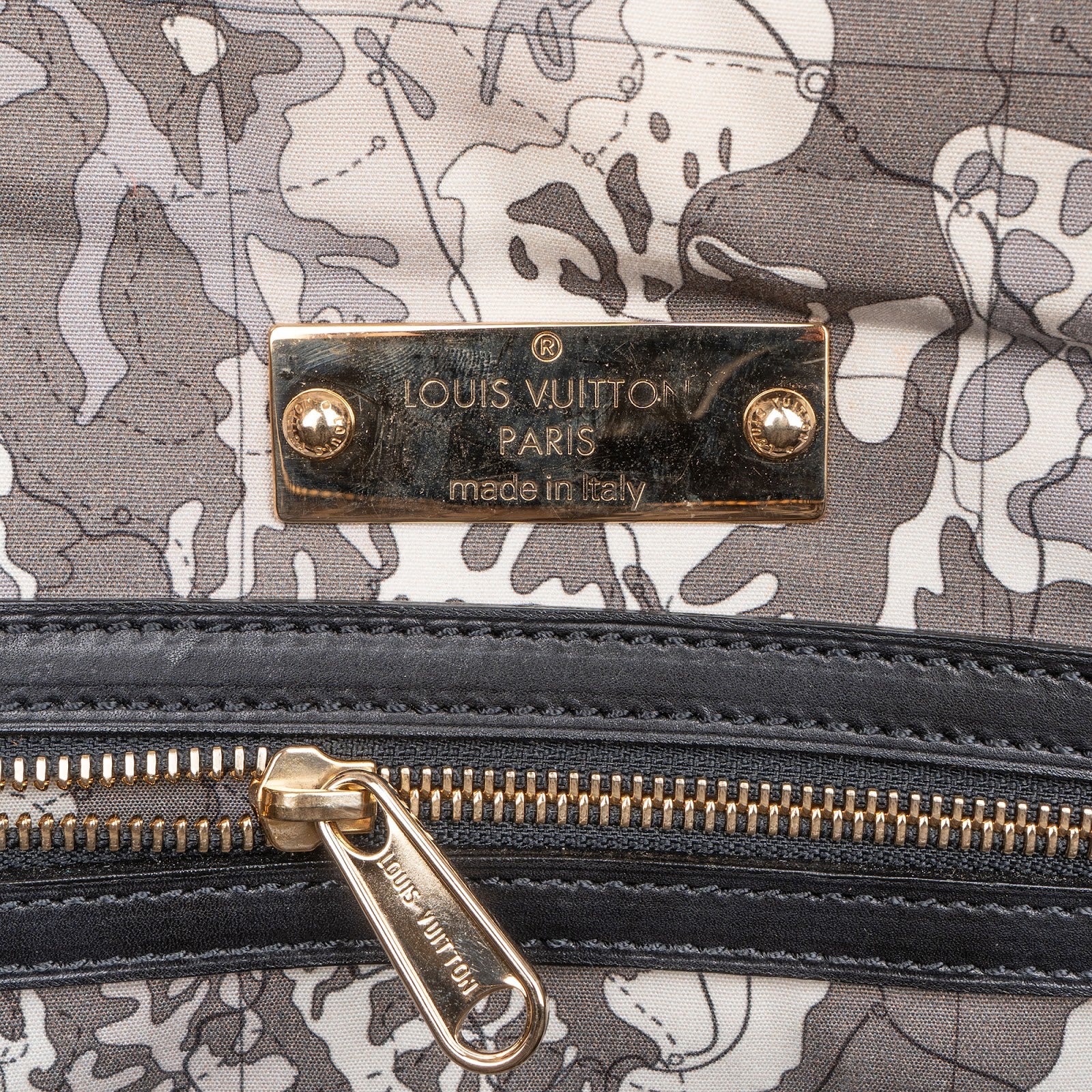 Sac de voyage Louis Vuitton Bequia en cuir noir 50