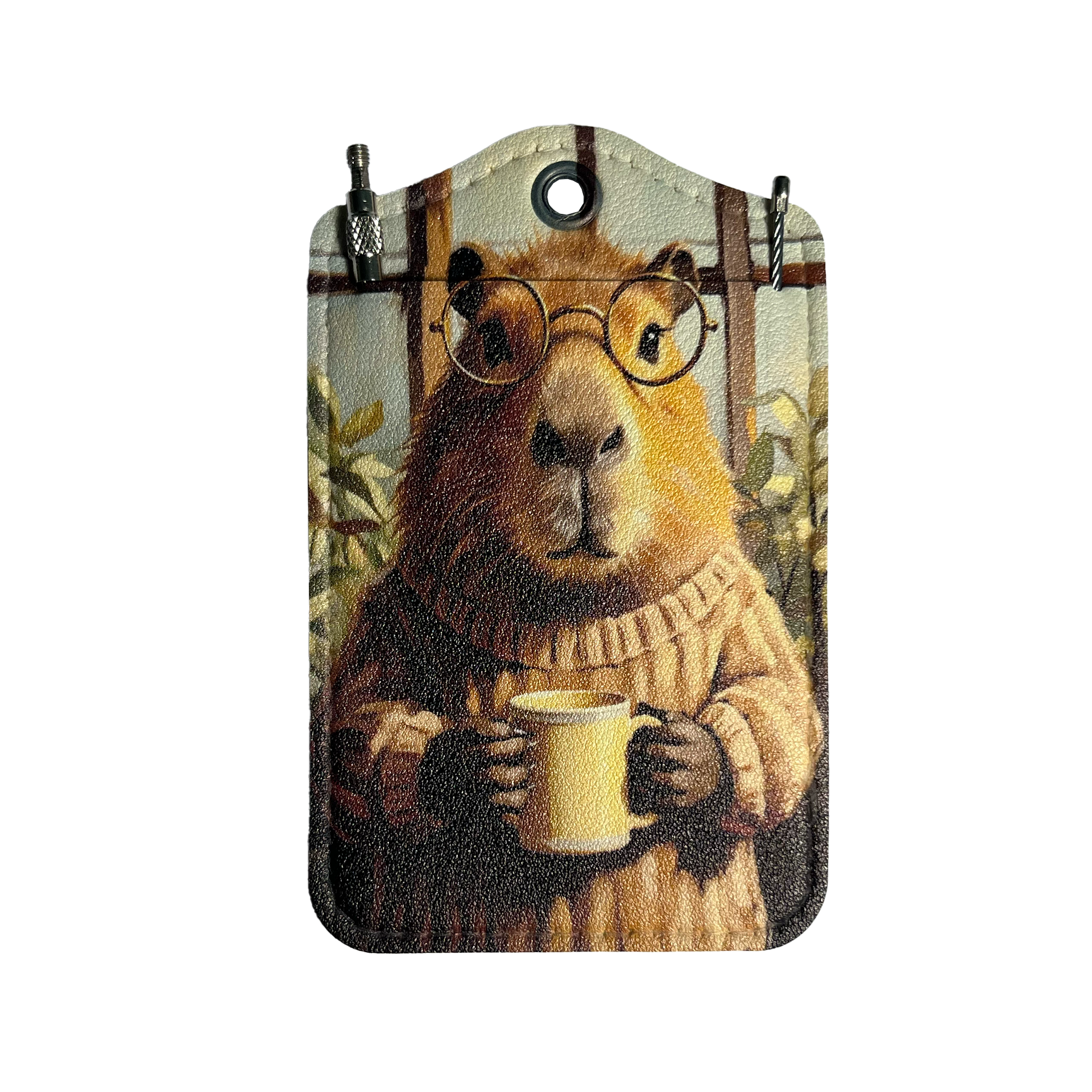 Capybara mit Kaffee